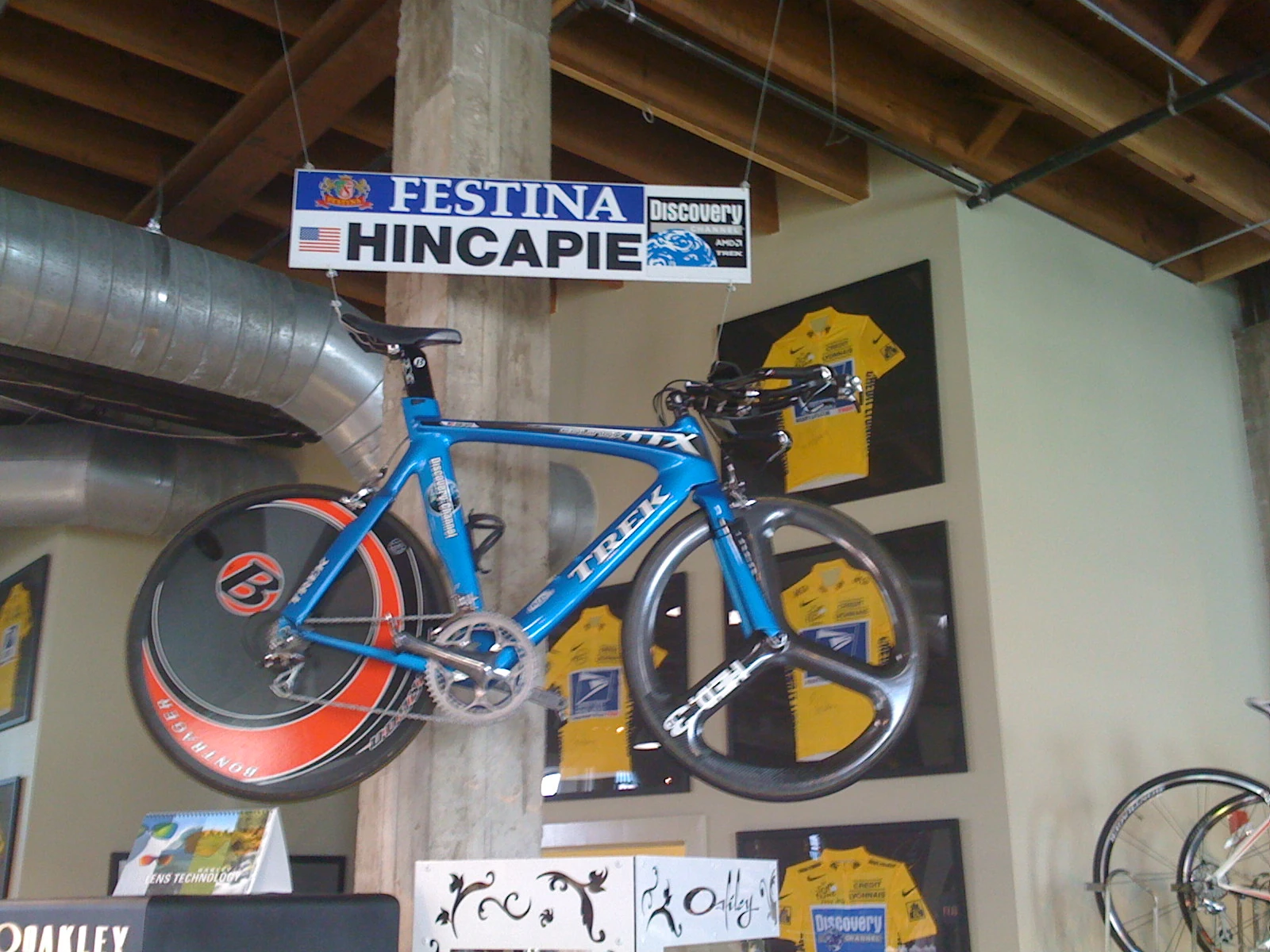 George Hincapie&rsquo;s bike.