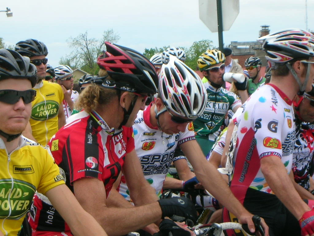 Discussing &ldquo;Cyclo-X&rdquo; GC contenders with J. Powers.