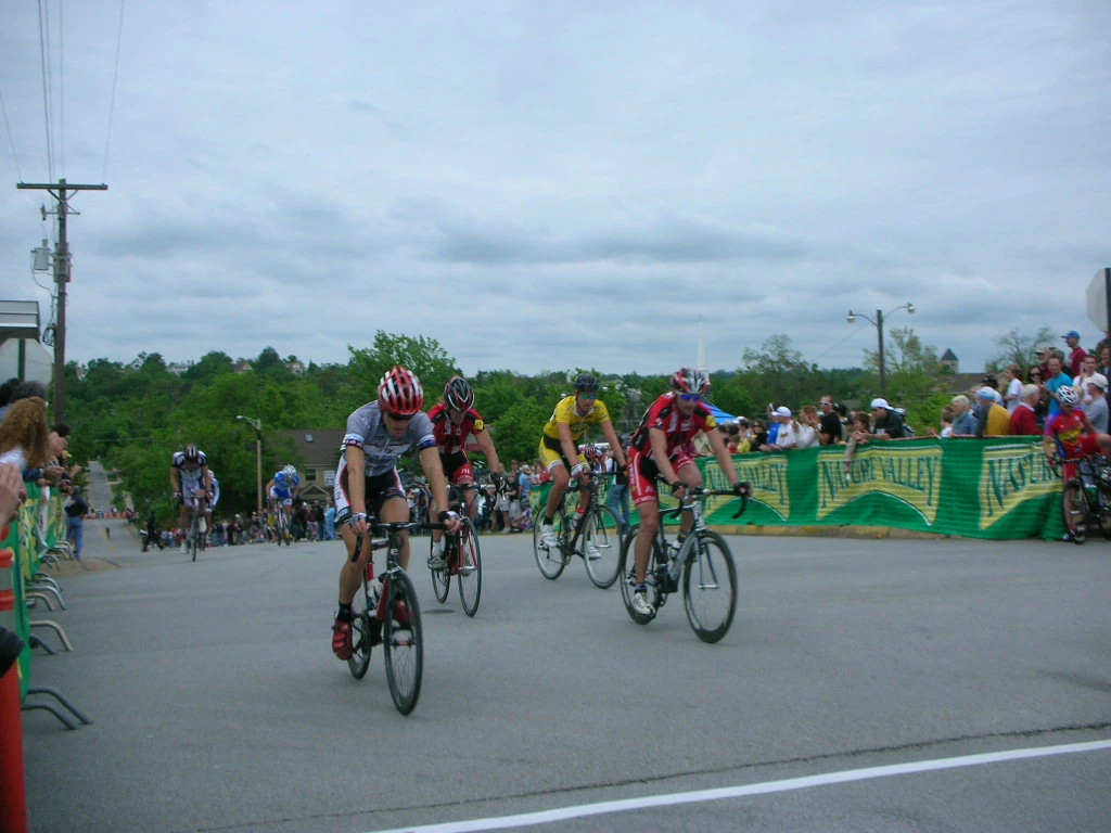 Having fun finish photo.