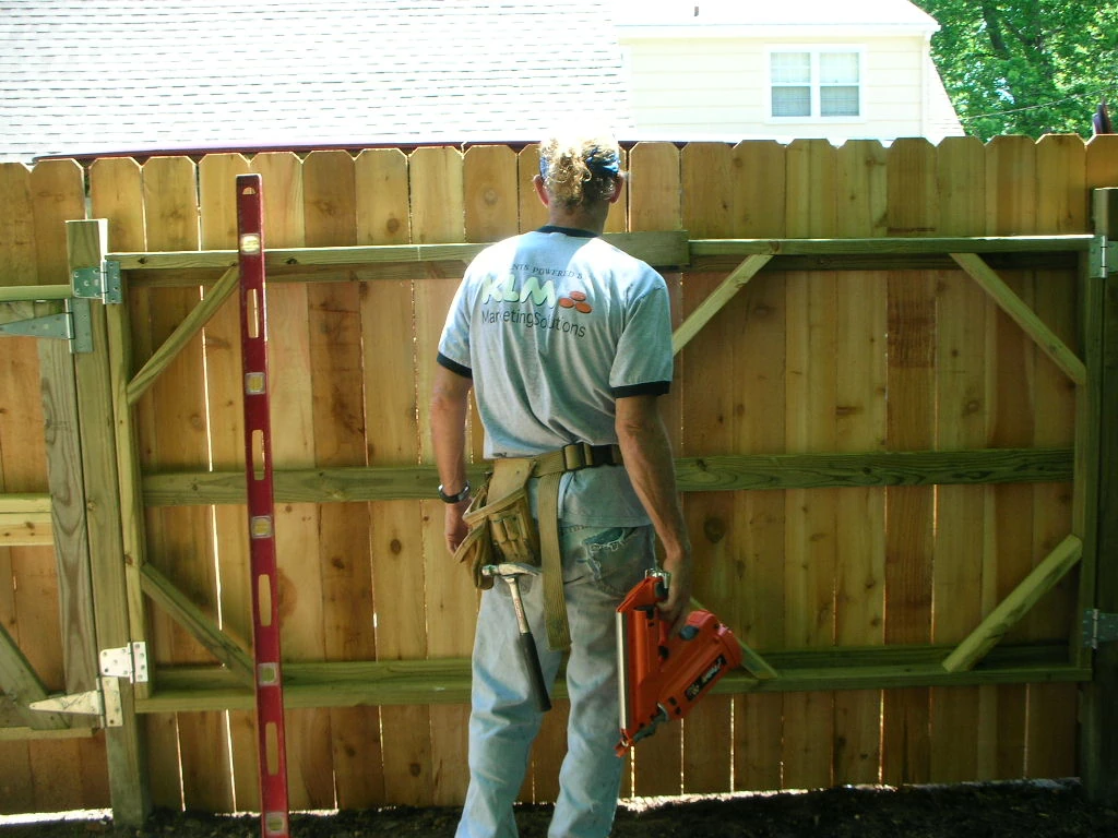 Lot of gates. I&rsquo;m never sure the best way to construct them.
