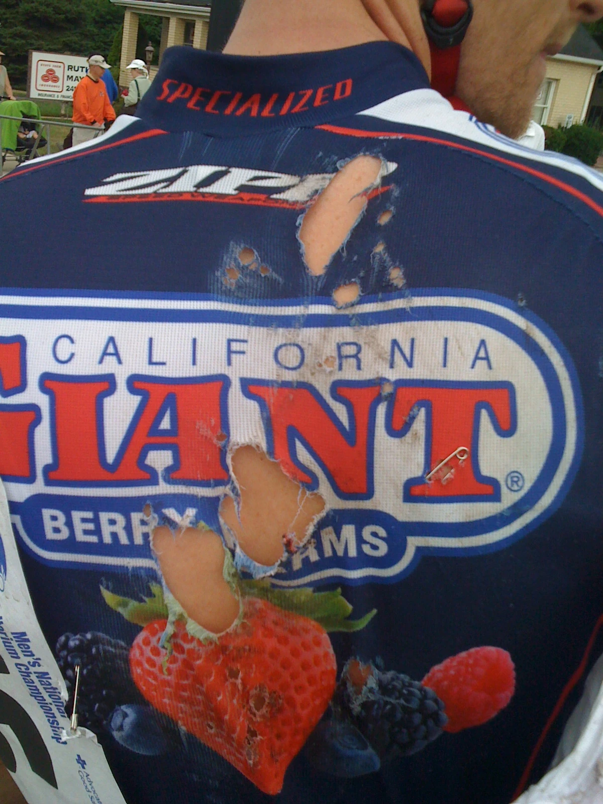 Round two for me. He got the worst of it. 