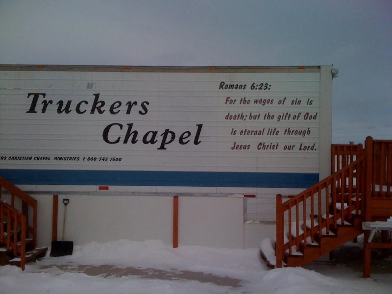 photo-2 Outbuilding at the road closure on I 80 in Laramie Wyoming. Should of went in there before we headed south to Steamboat.