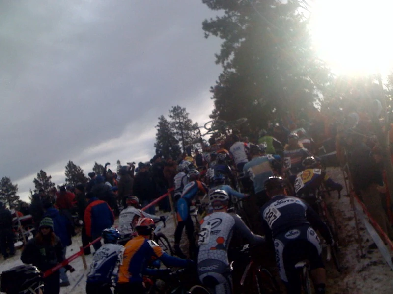 Mayhem at the start.