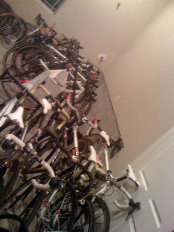 KCCX garage. 30+ something bikes.