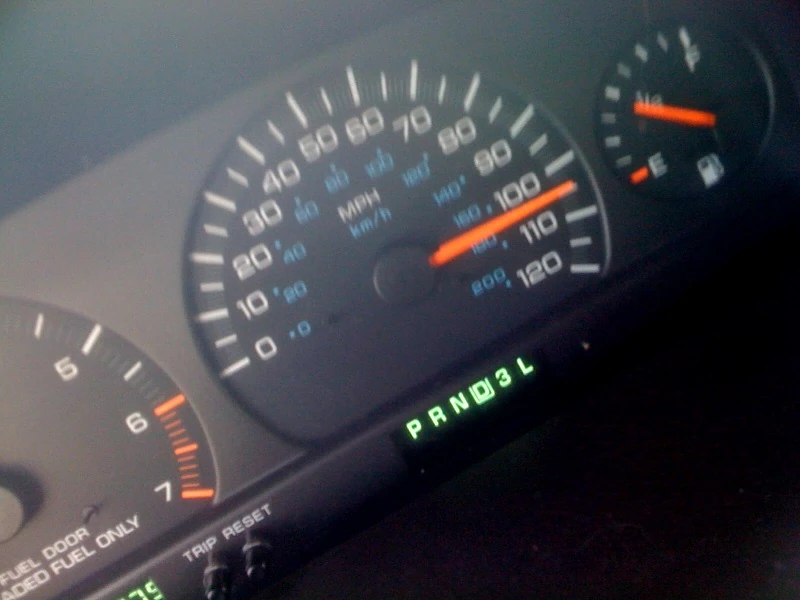 Making pretty good time in the wide open West. I wasn&rsquo;t driving this fast the whole time.