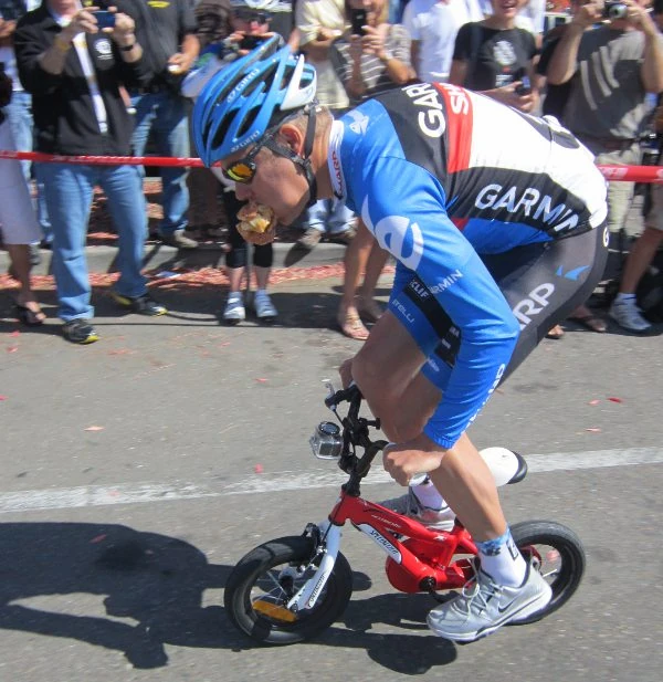 I’m sure he will still be welcomed back at Levis’ Granfondo this year. He is such a crowd pleaser.