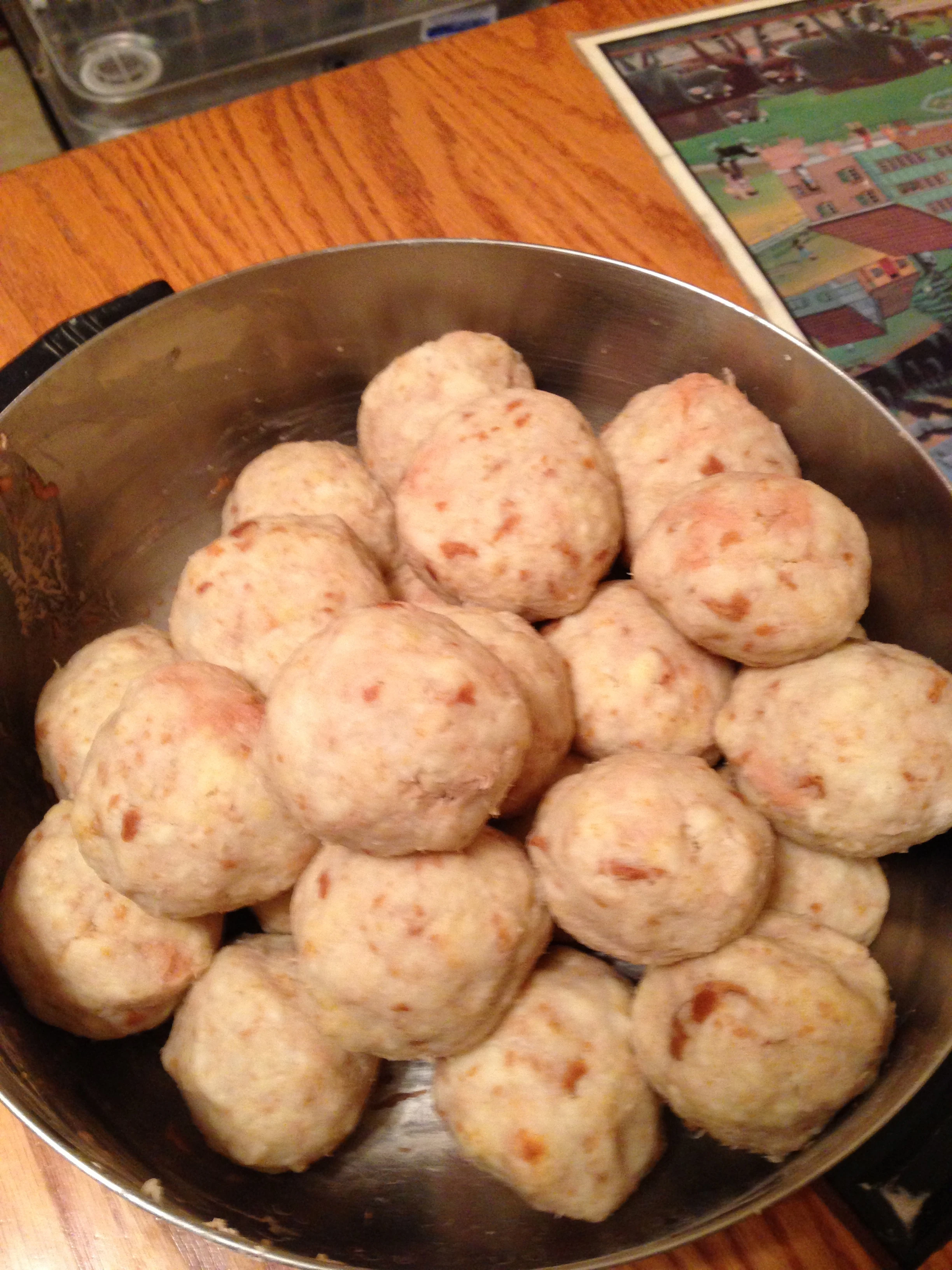 These are knodel from last year&rsquo;s Christmas.