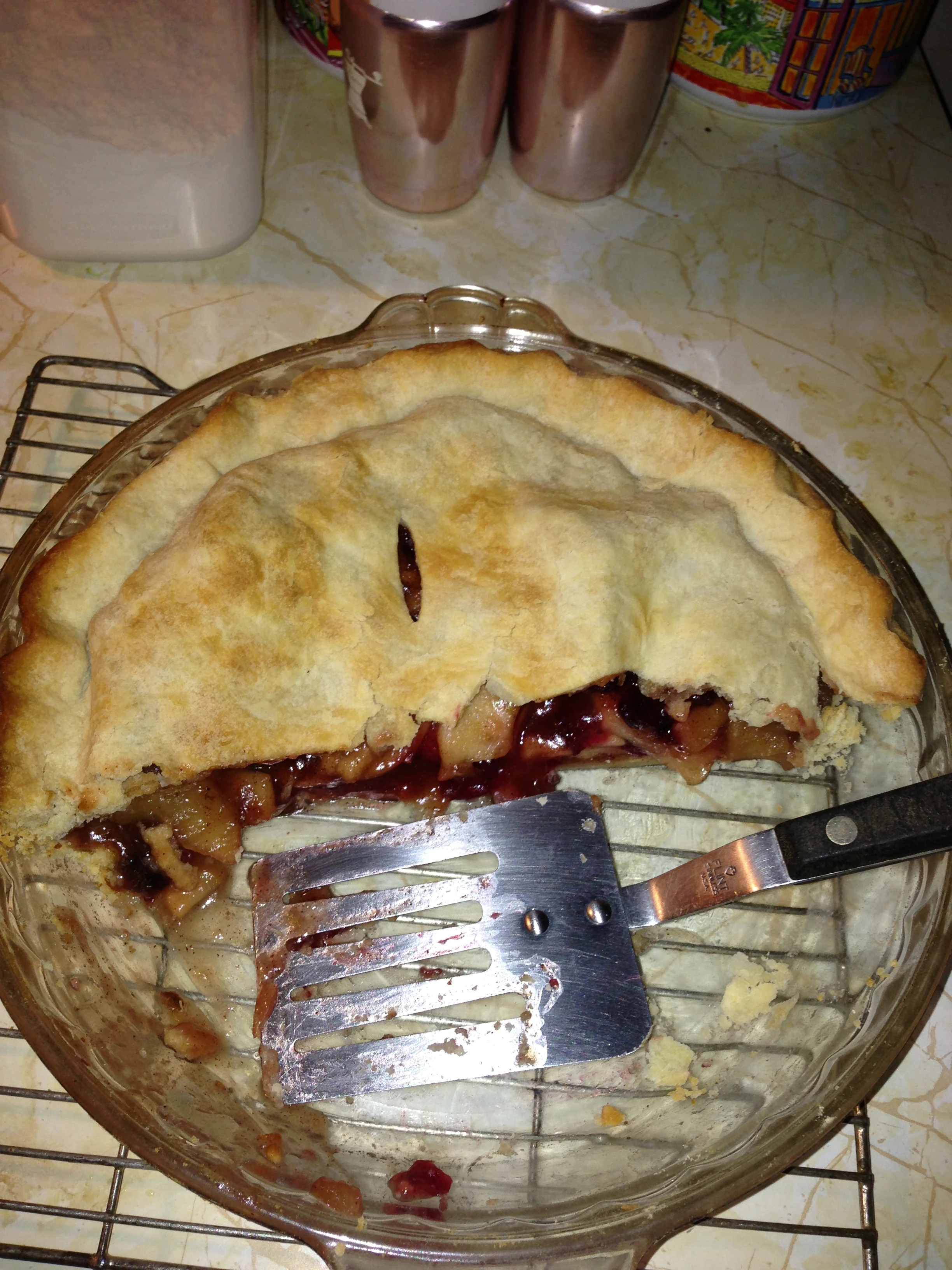 The problem is it looks like this about 10 minutes out of the oven.