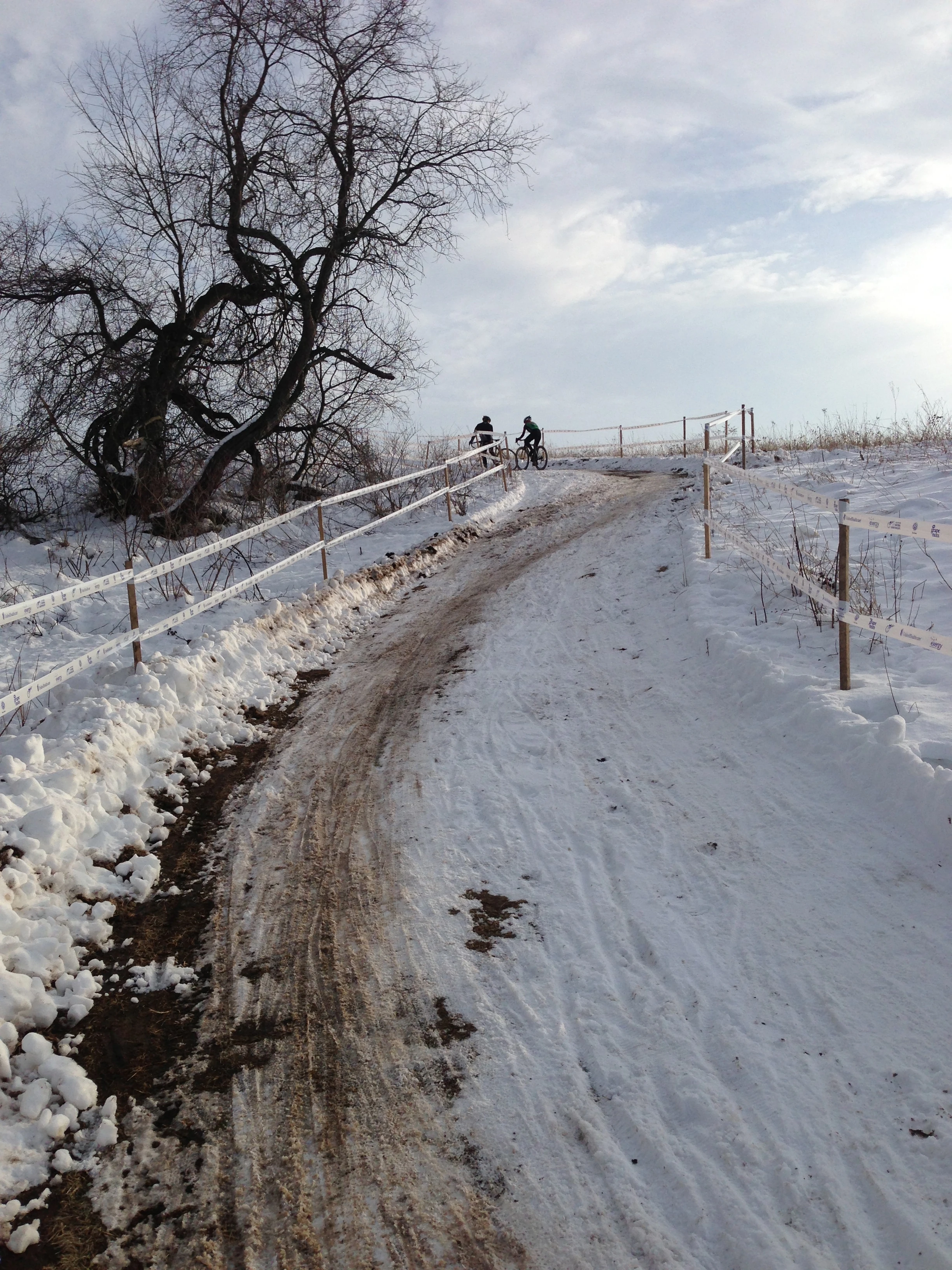 This is the first climb after the start.