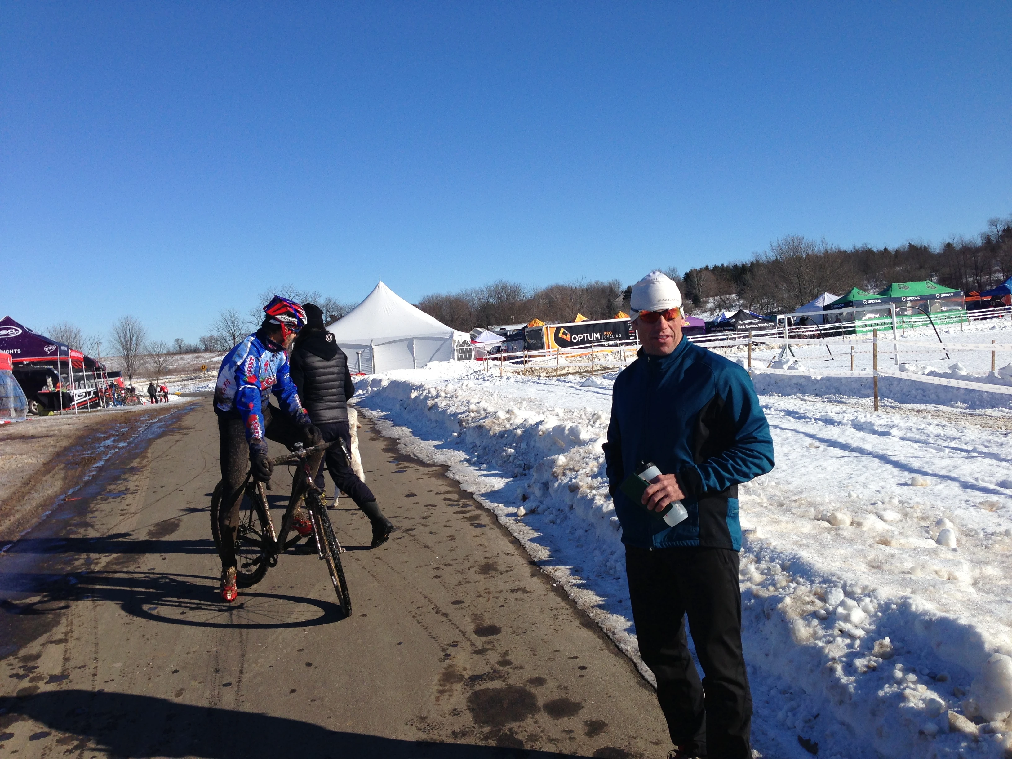 Here&rsquo;s Tommy Matush, who cleared the course of all the snow. Tommy rode for 7-11 back in the early 90&rsquo;s.