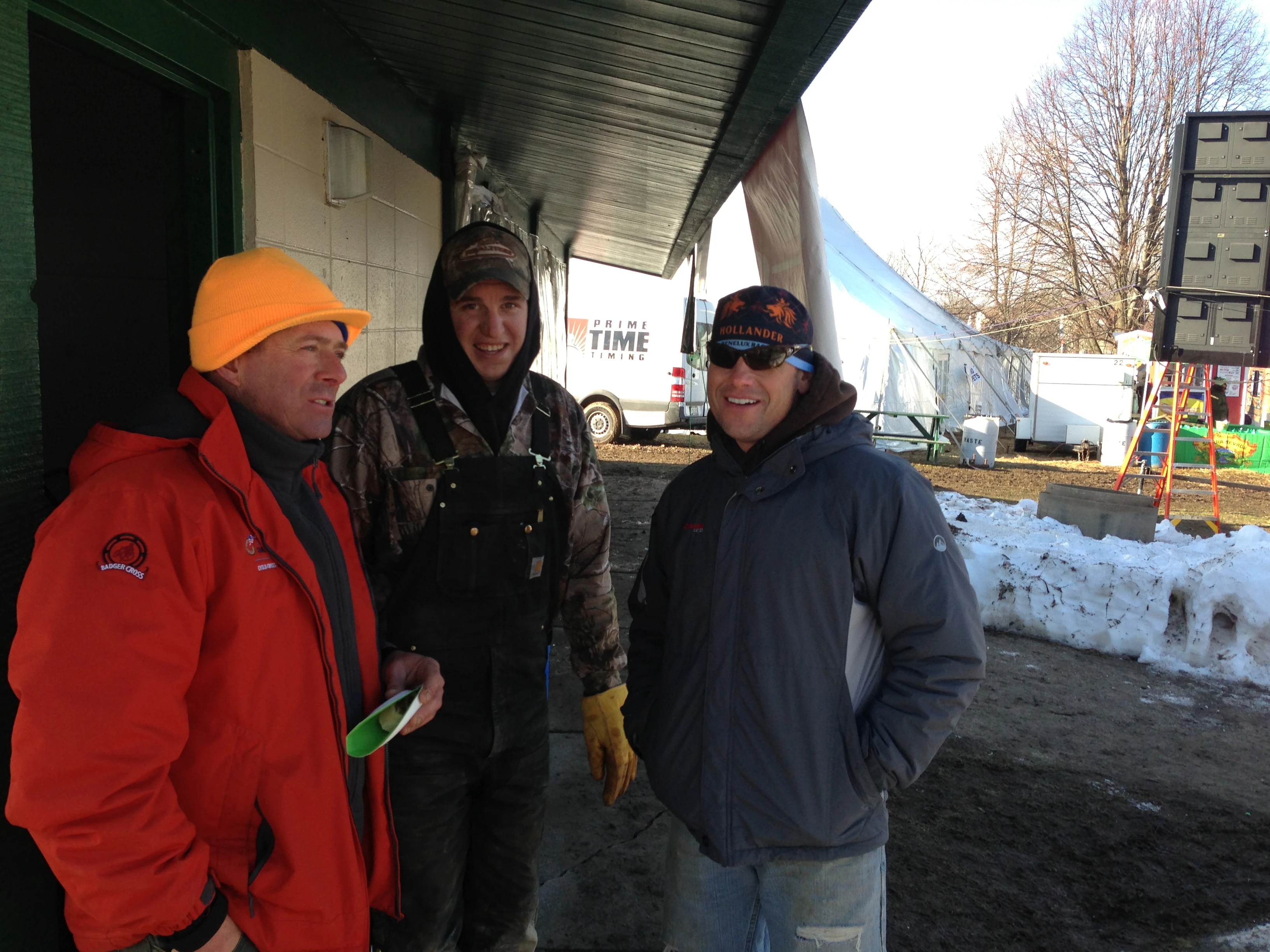 The afternoon prep team meeting -Tom Schuler and Tommy Matush
