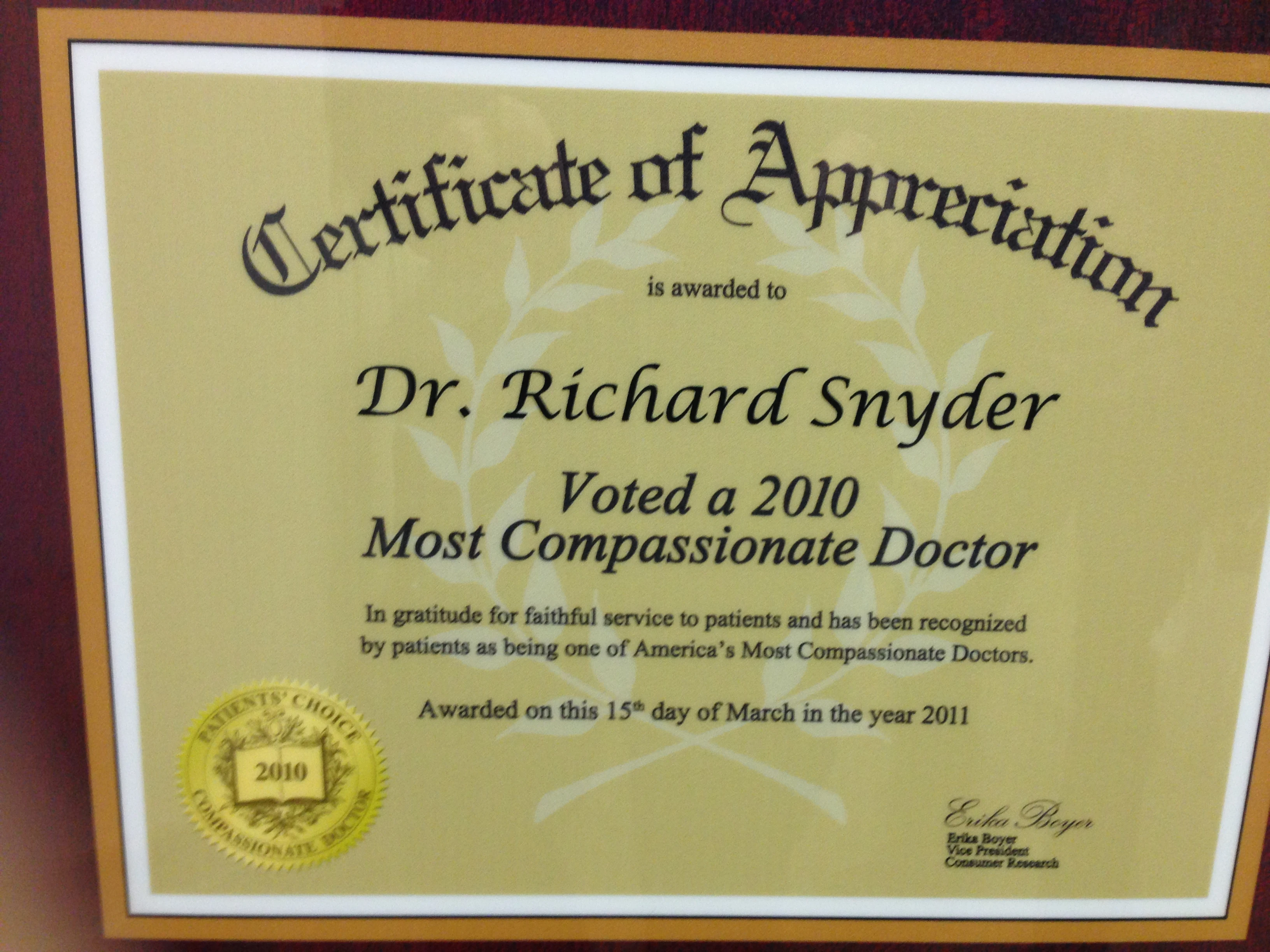 Not a bad thing to be voted.