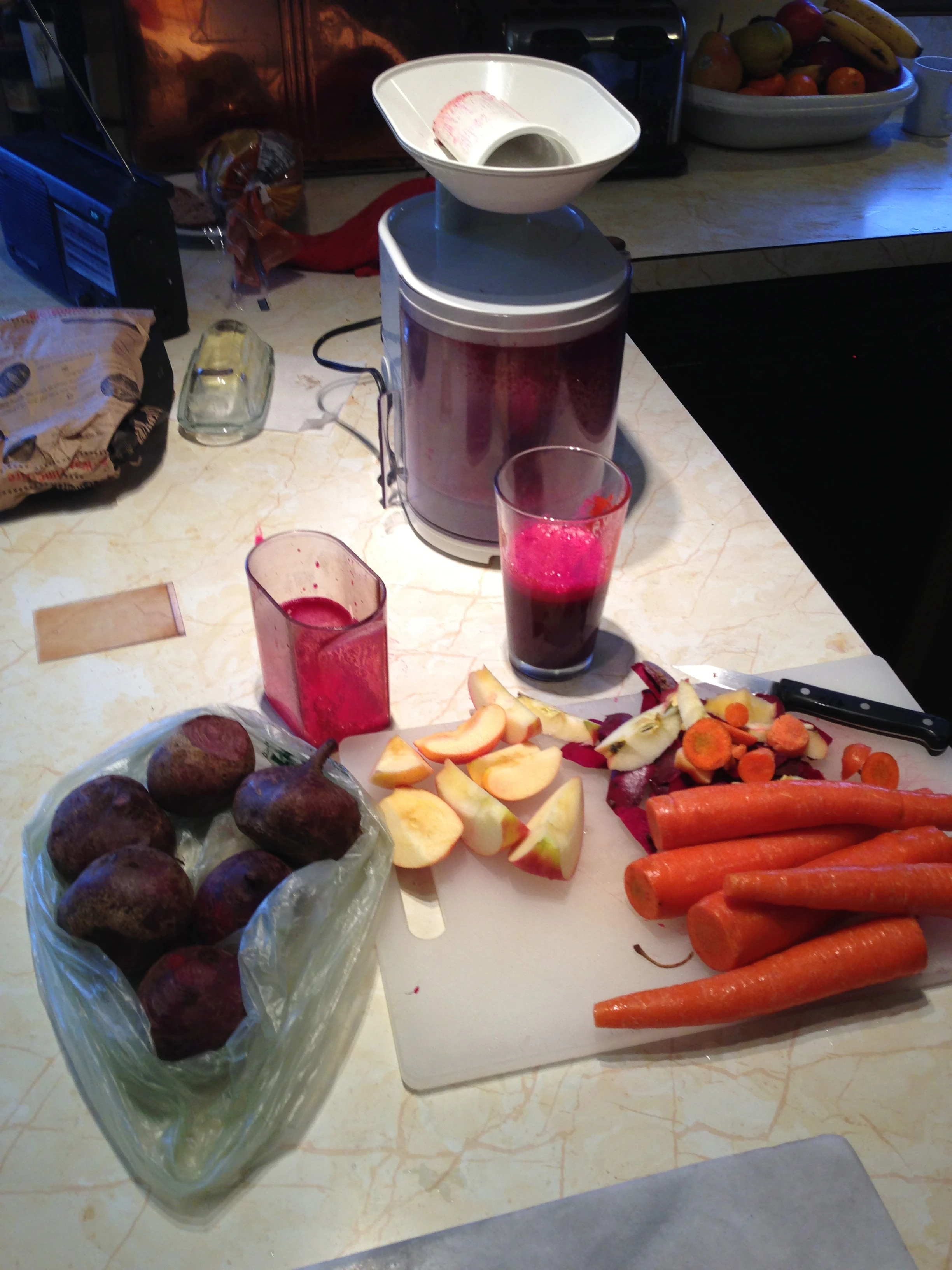 It tasted pretty good going down, but not so good the other way.