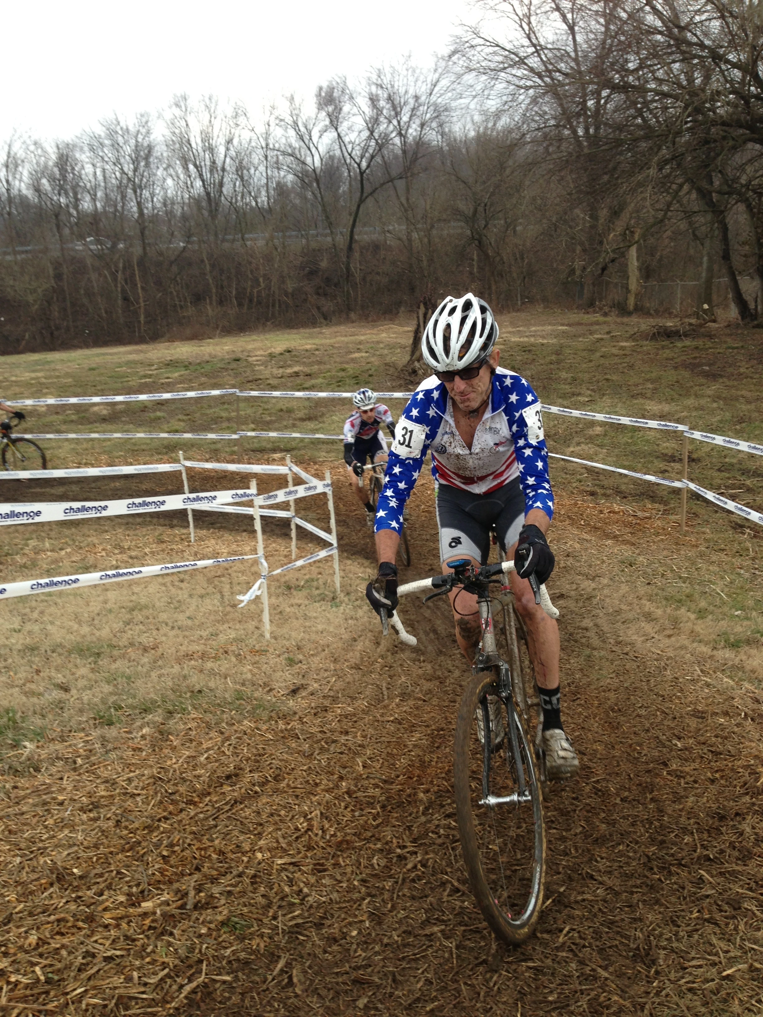 Riding pretty conservative, other than throwing myself on the ground once and a half.