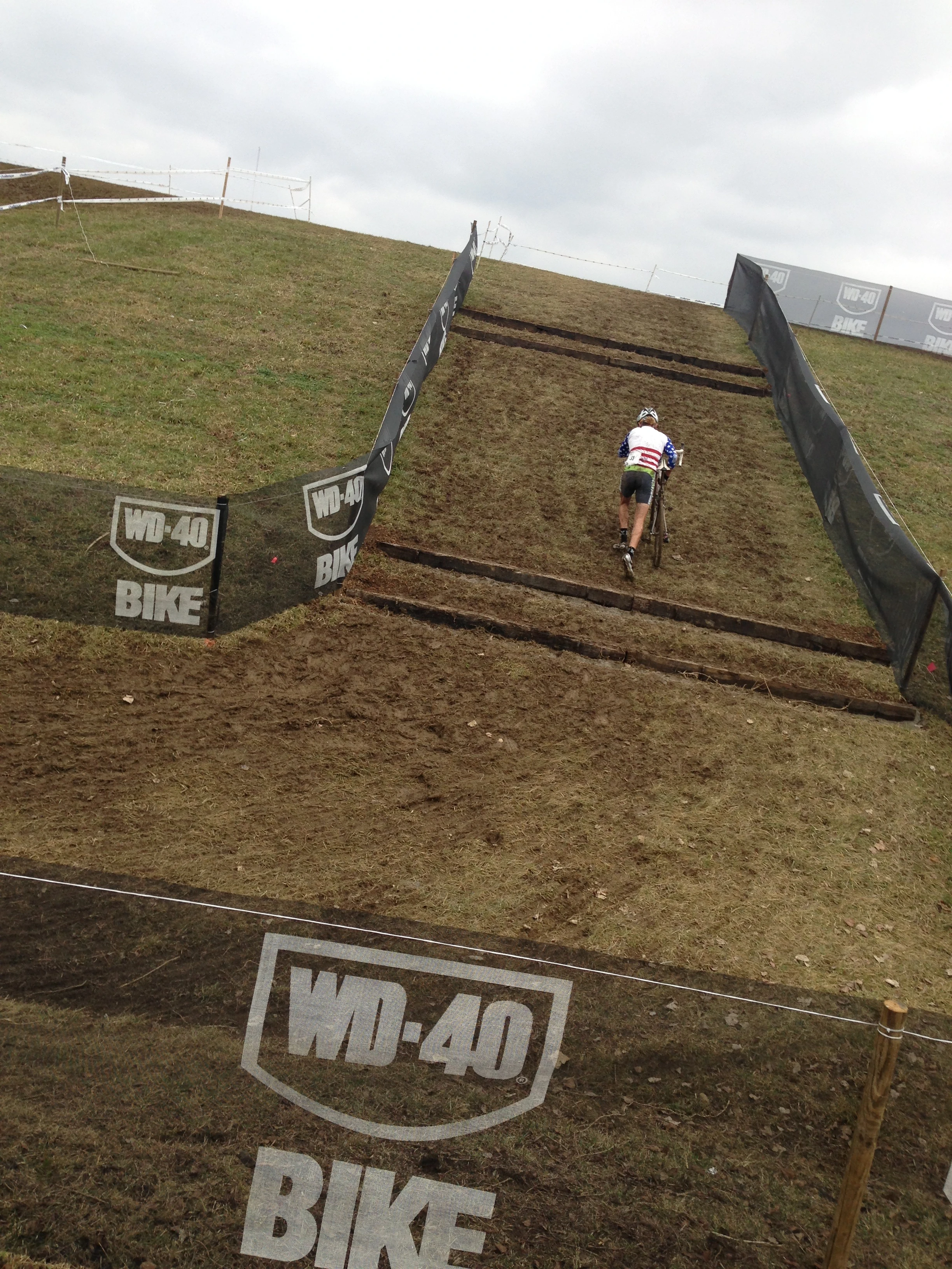 Lonely push up the 2nd walk-up, hopefully, run-up tomorrow.