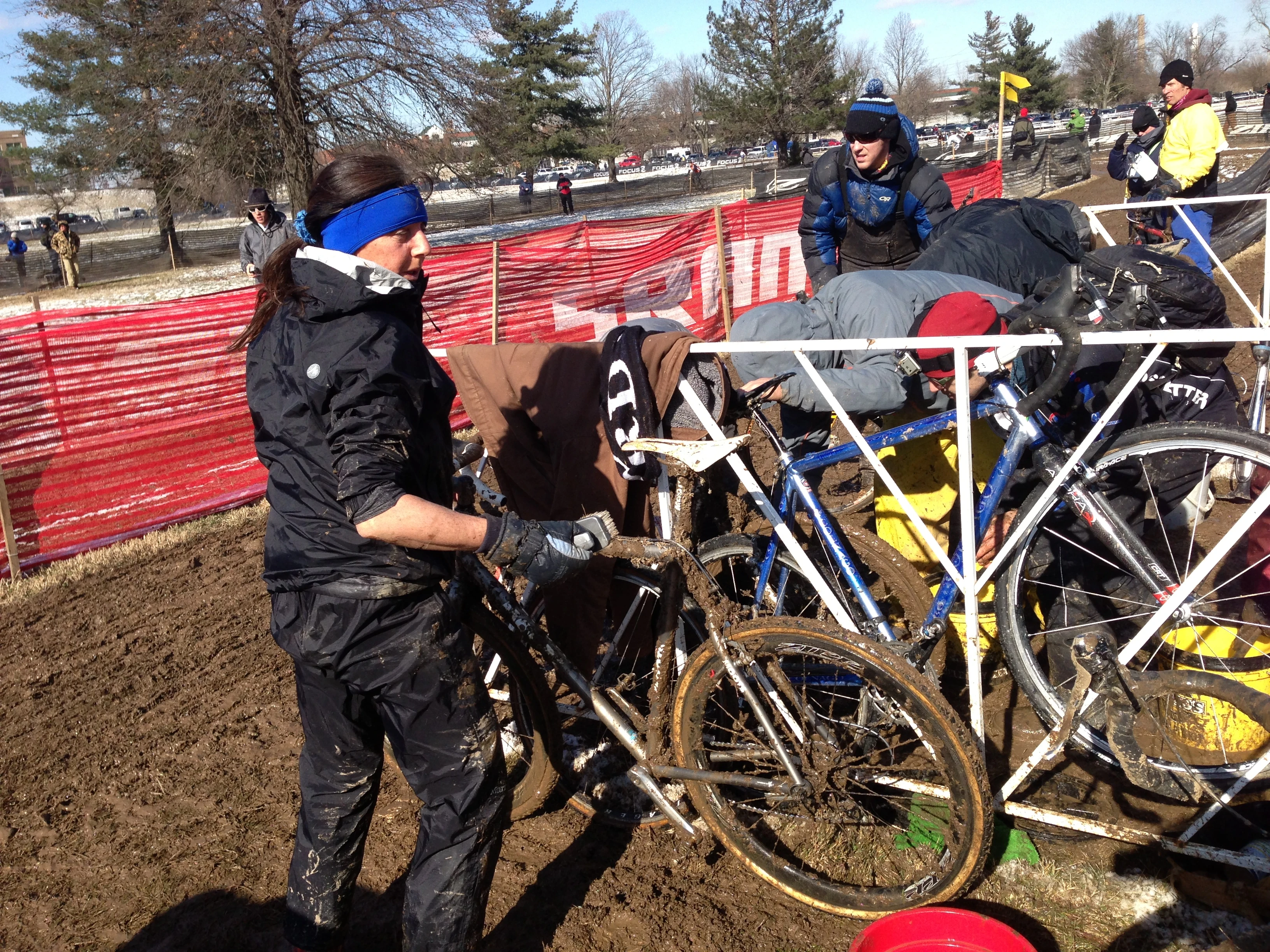 Trudi was a trooper in the pit.