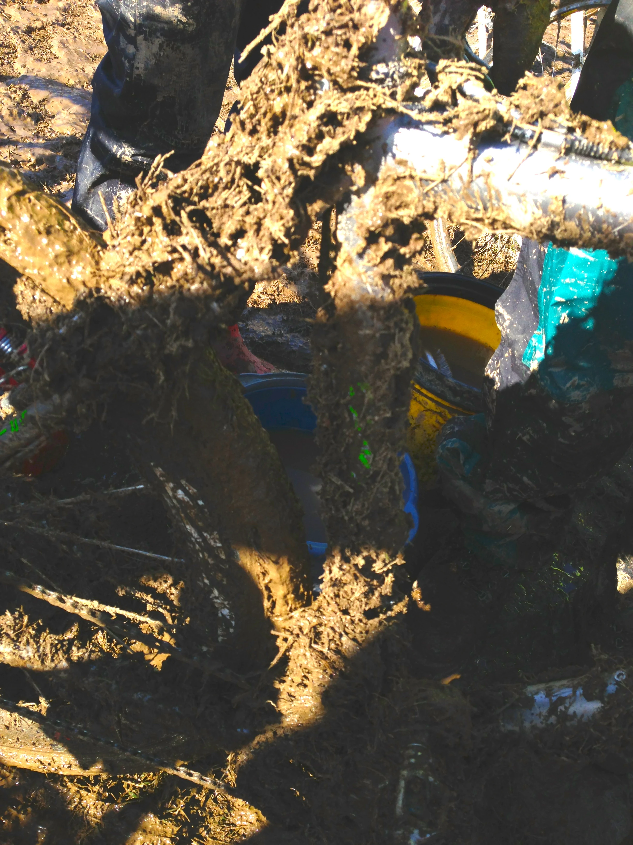 Brian&rsquo;s brand new Eriksen after the same 1/2 a lap racing on Friday.