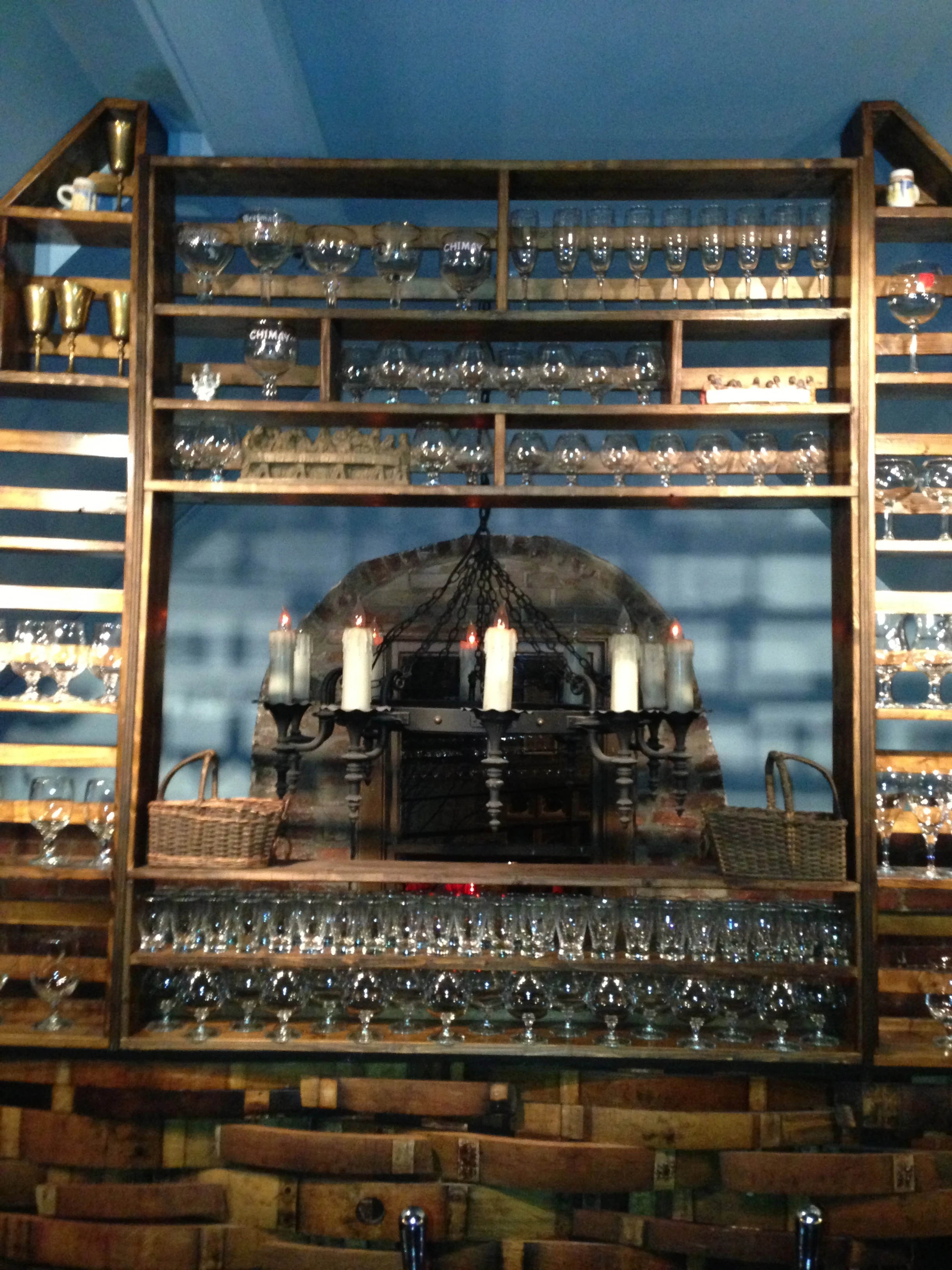 This is the upstairs of the Holy Grale. Not a bad place to hang with friends.