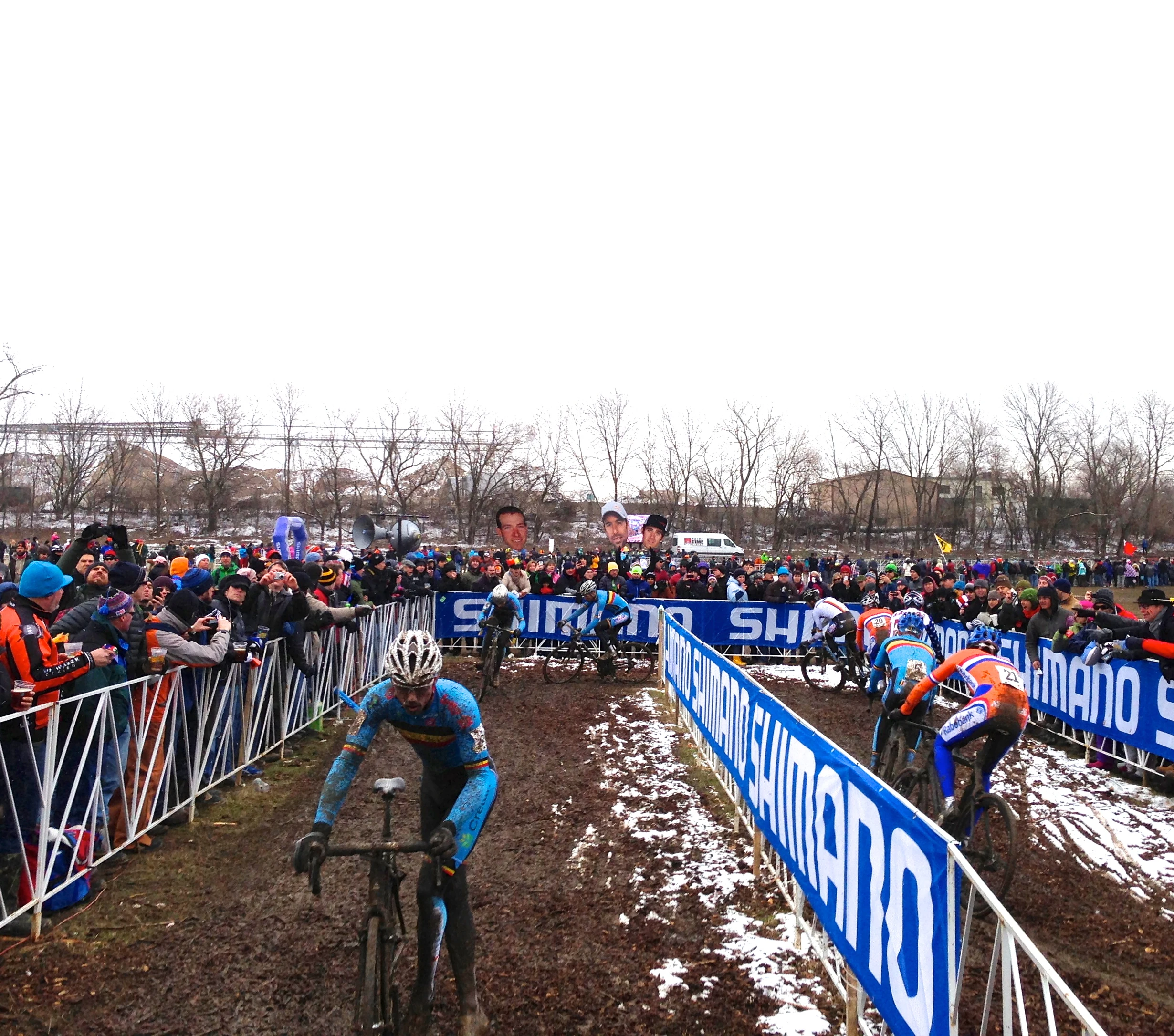 Sven approaching the stairs.