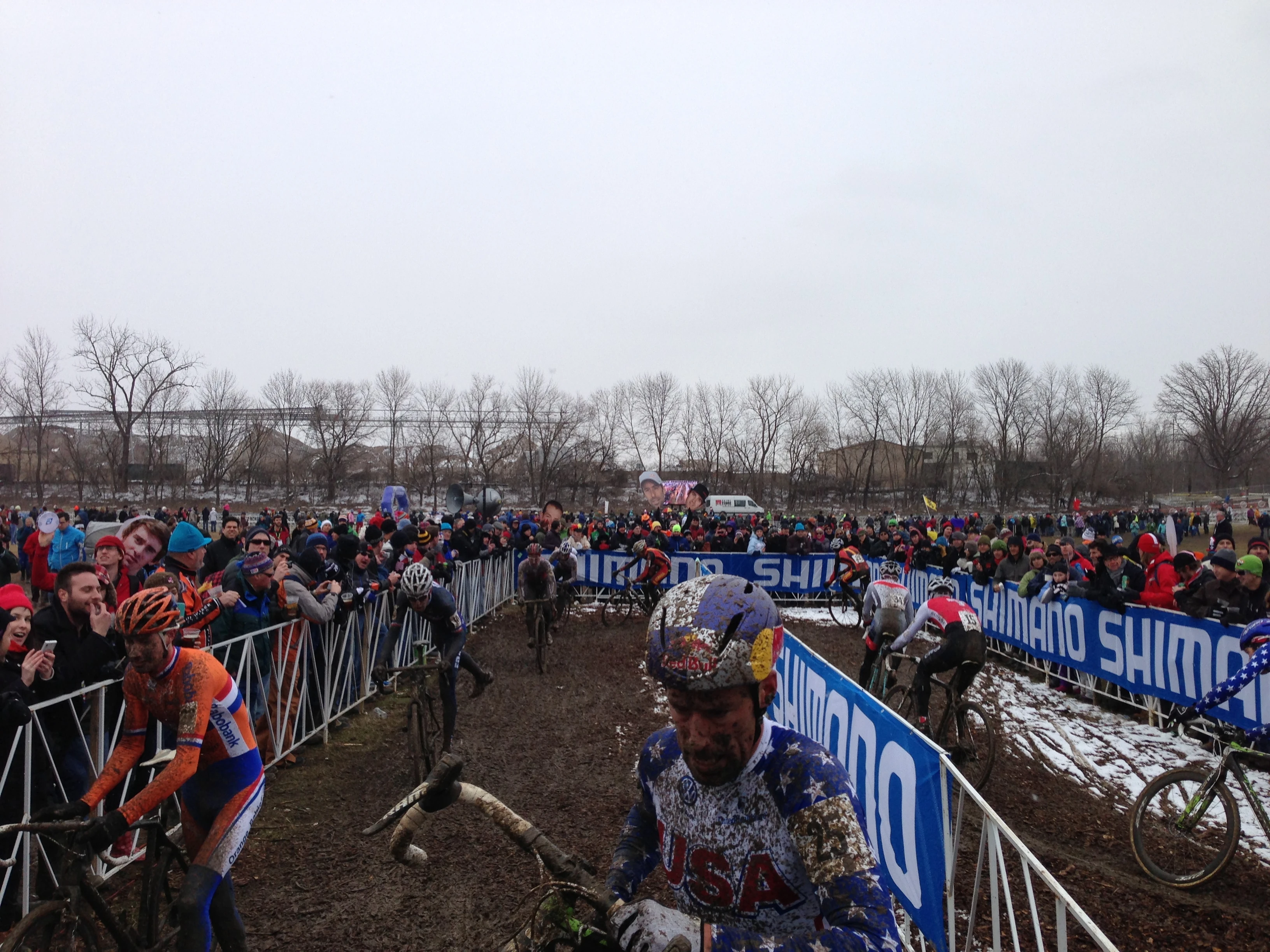 This picture, of Tim Johnson, was taken through the stair run-up.