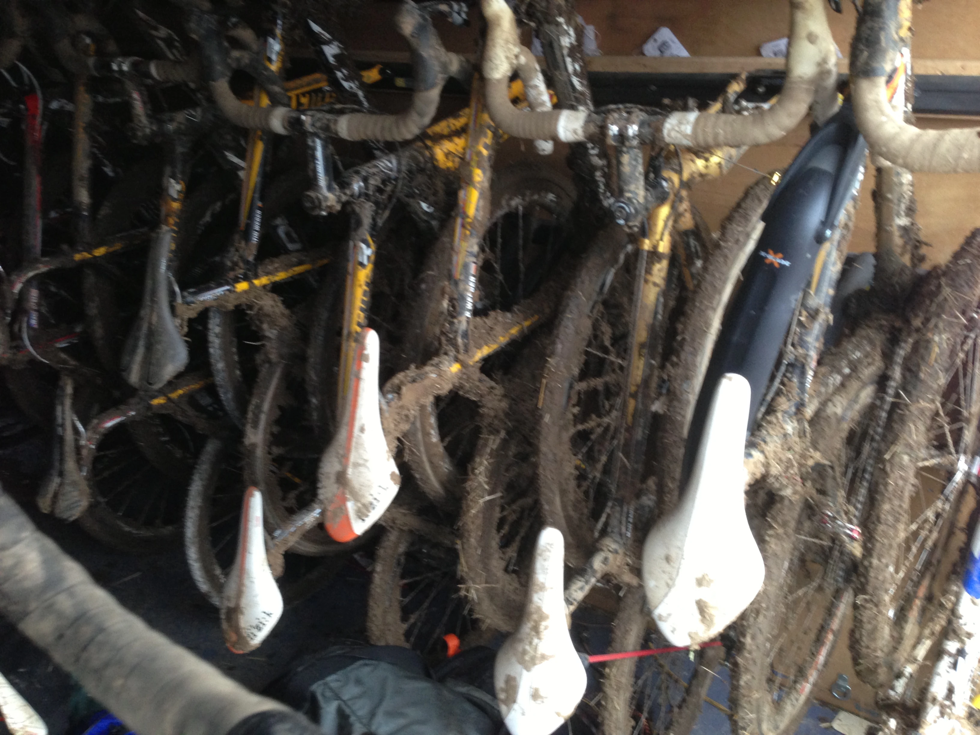 The trailer headed back to Colorado with 65 destroyed cross bikes.