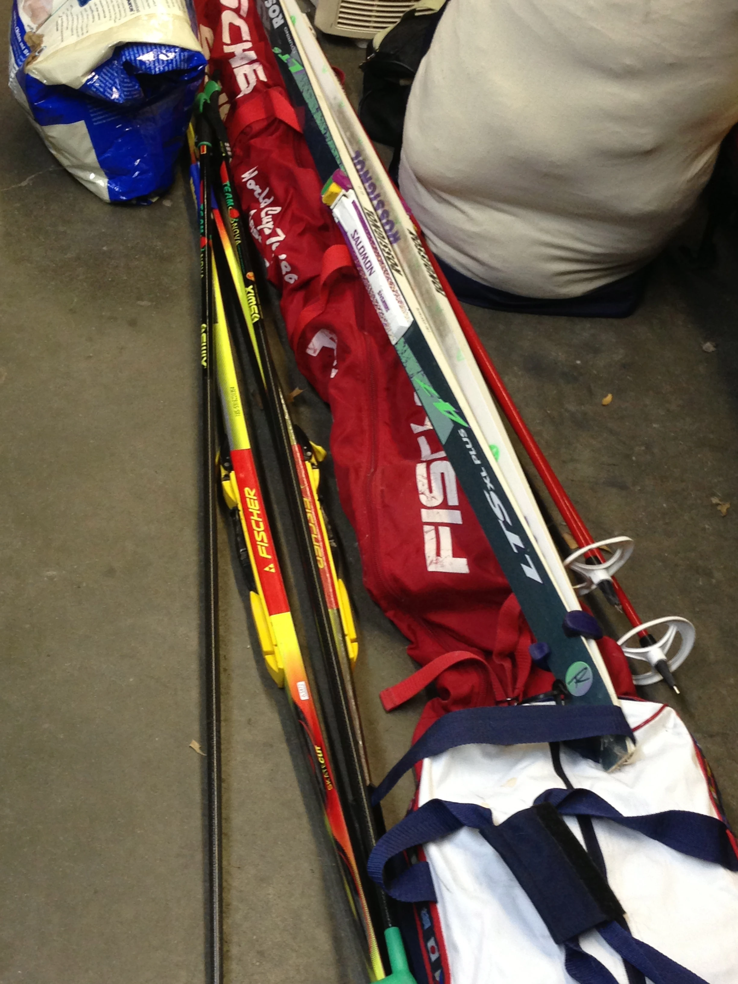 Trudi is packing like it&rsquo;s a vacation. Two types of nordic skis, plus her downhill skis too.