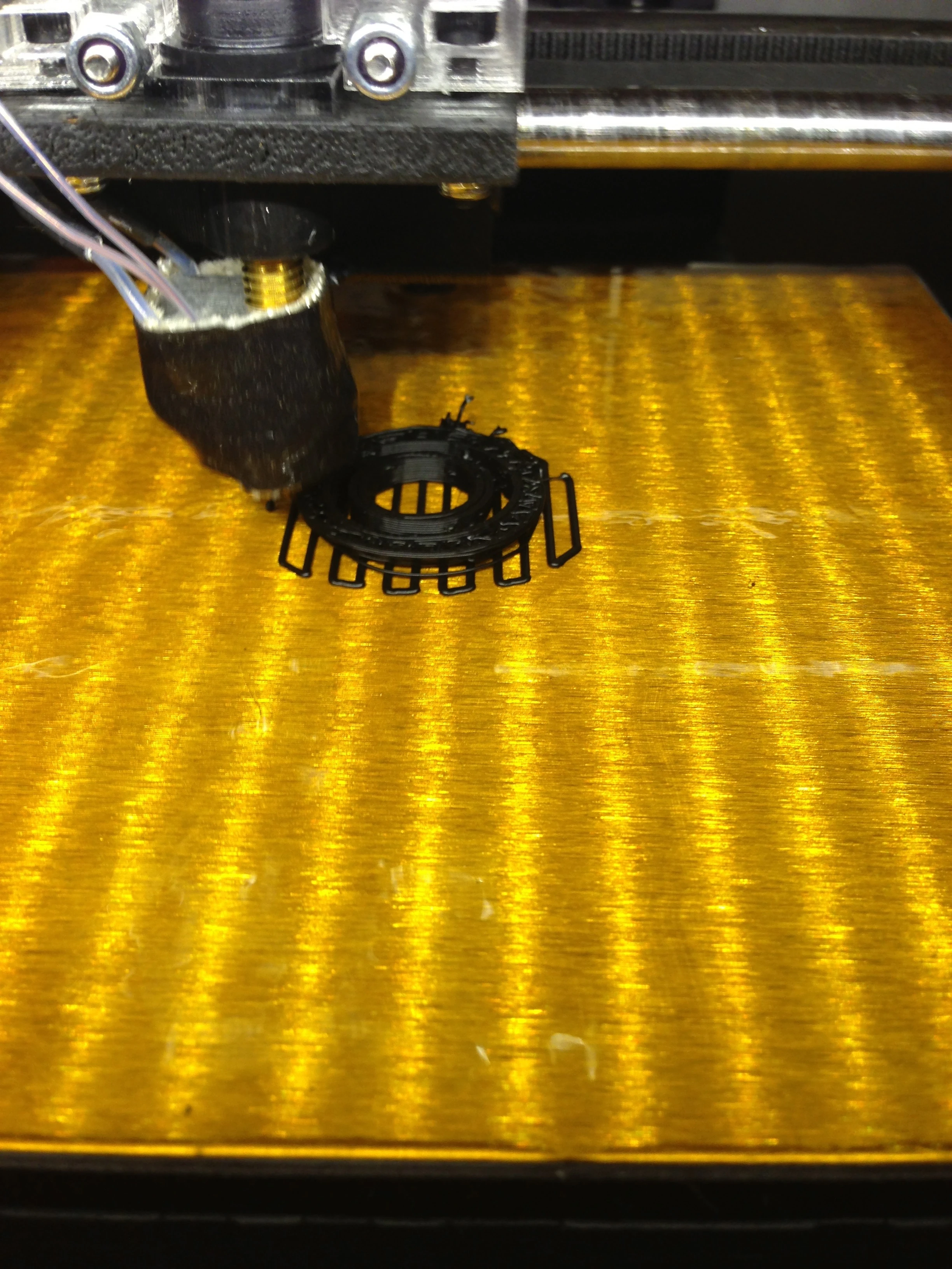 In the middle of the process.