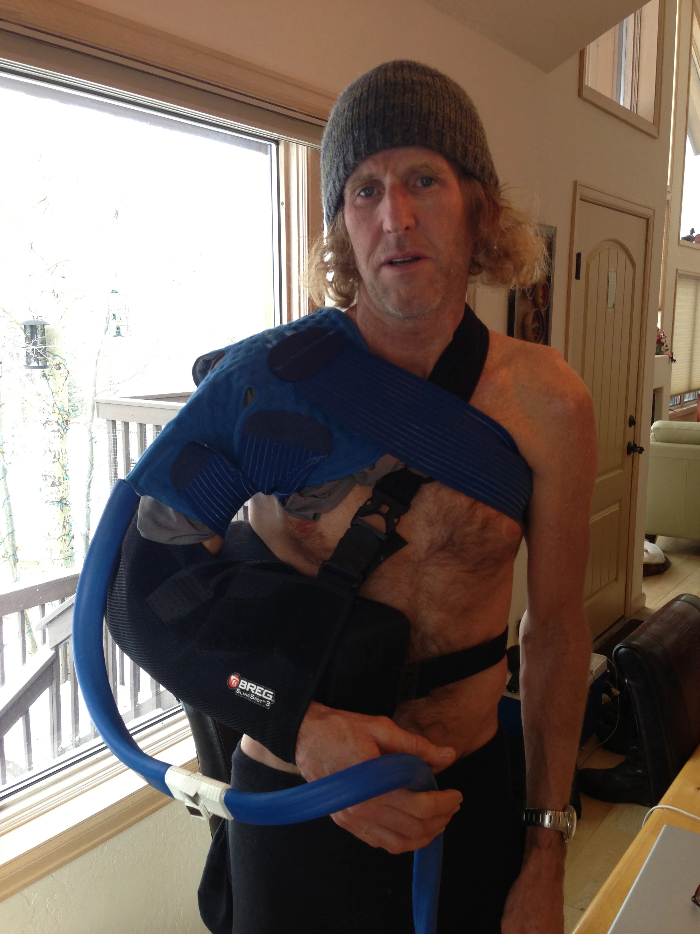 This is about the happiest picture I could take this morning. 