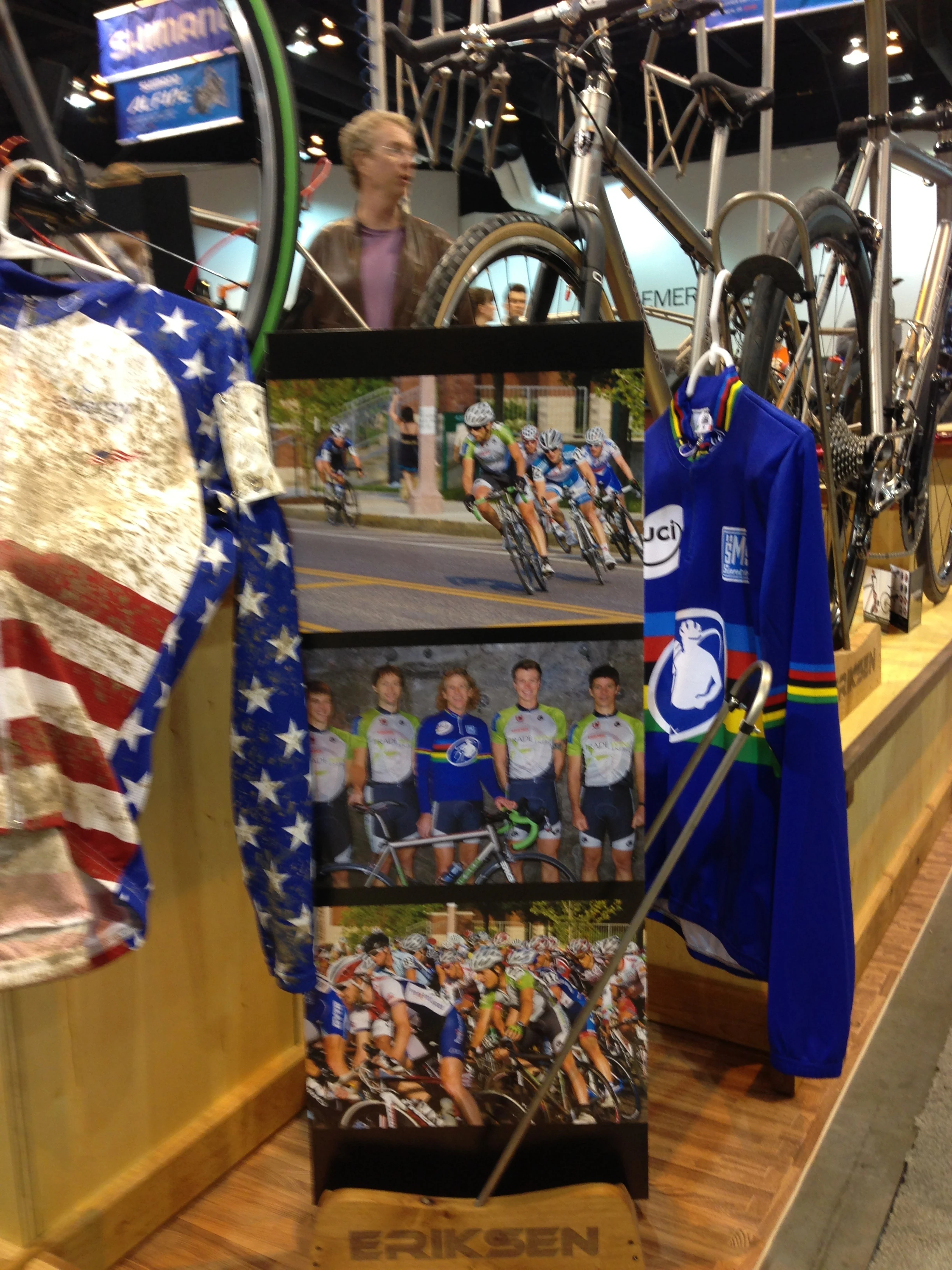 The little Tradewind Energy corner of the Eriksen booth.