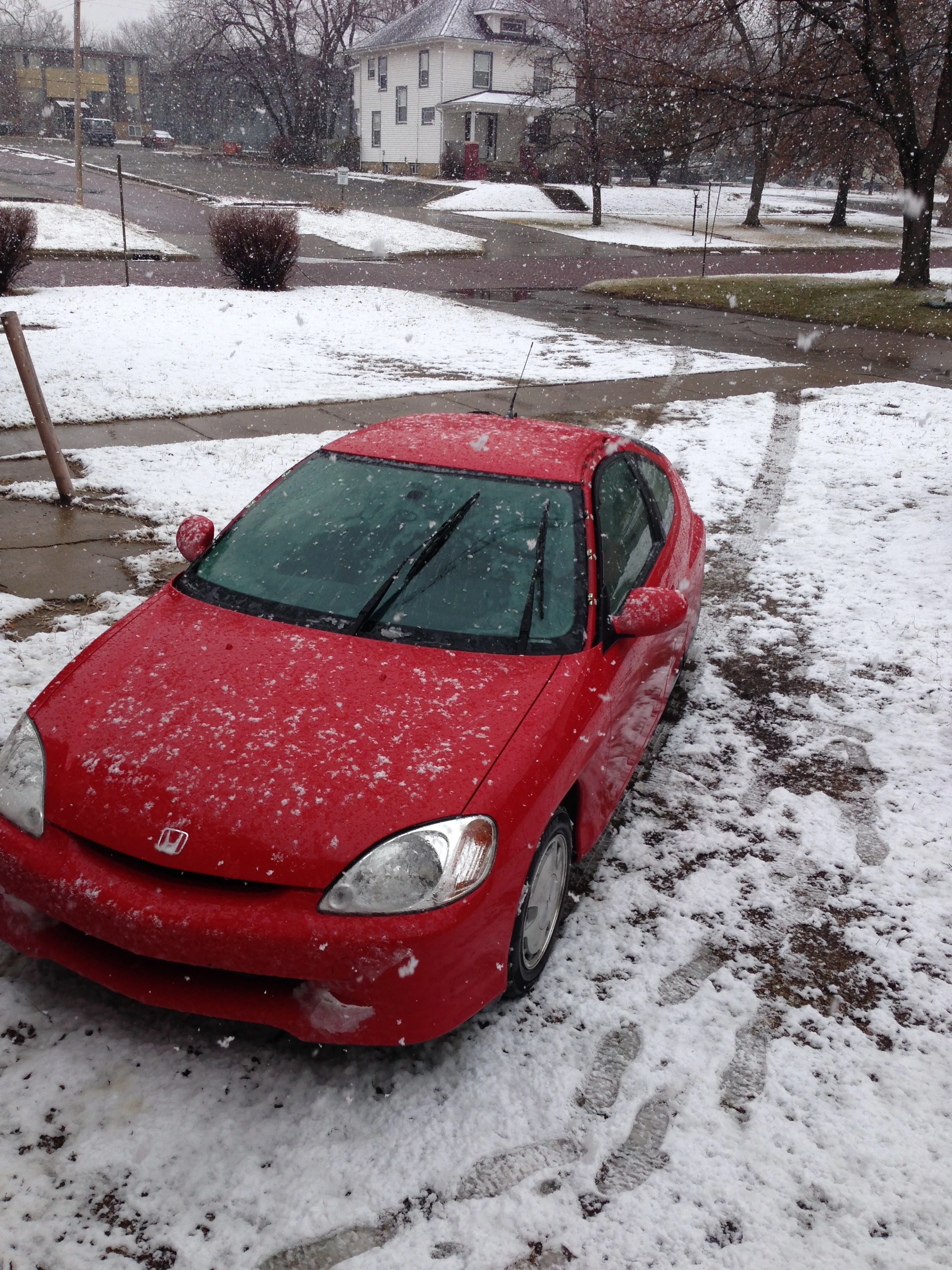 The Insight isn&rsquo;t that good in the snow.