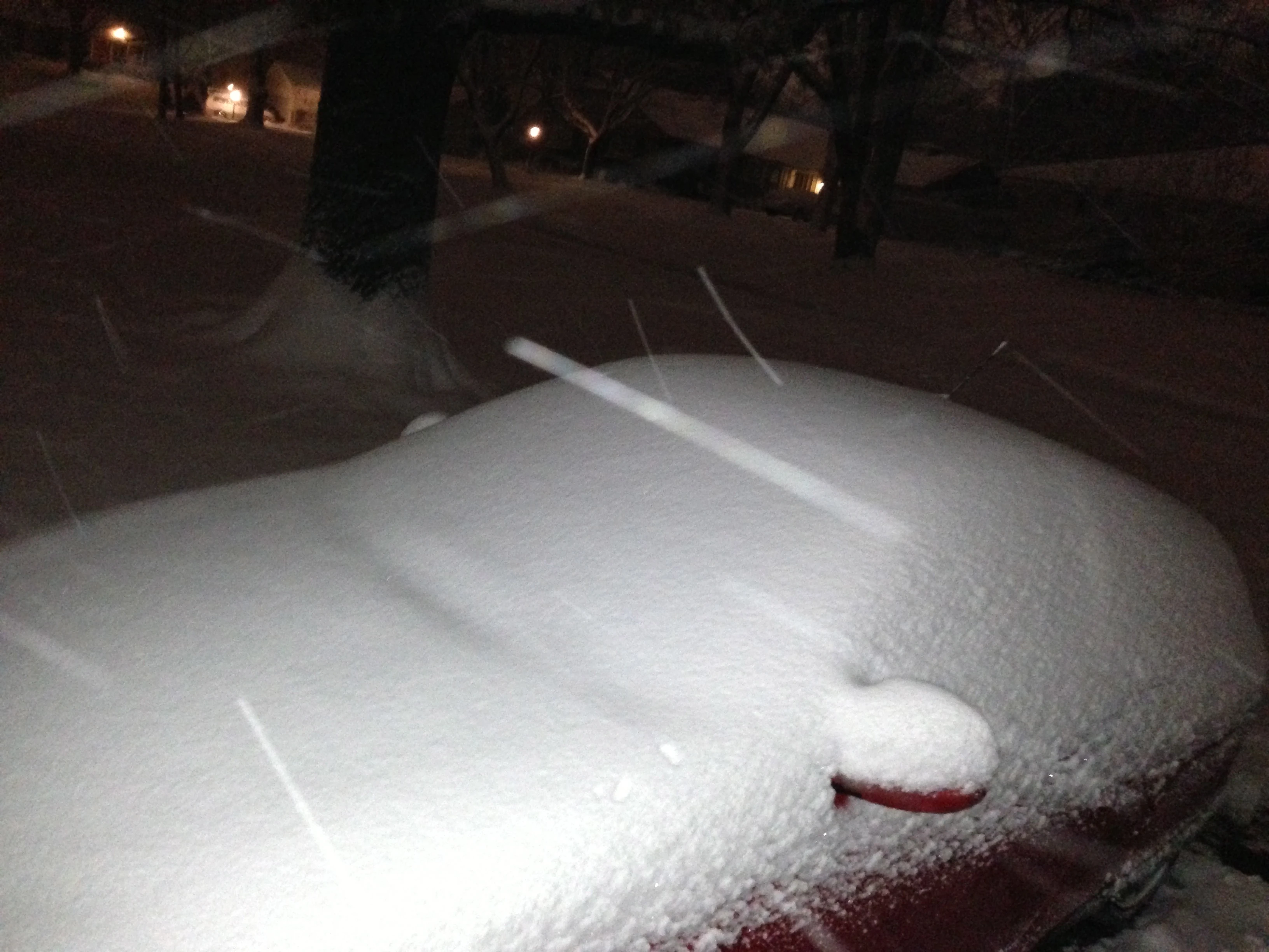 The Insight this morning. Lots of shoveling to do today.