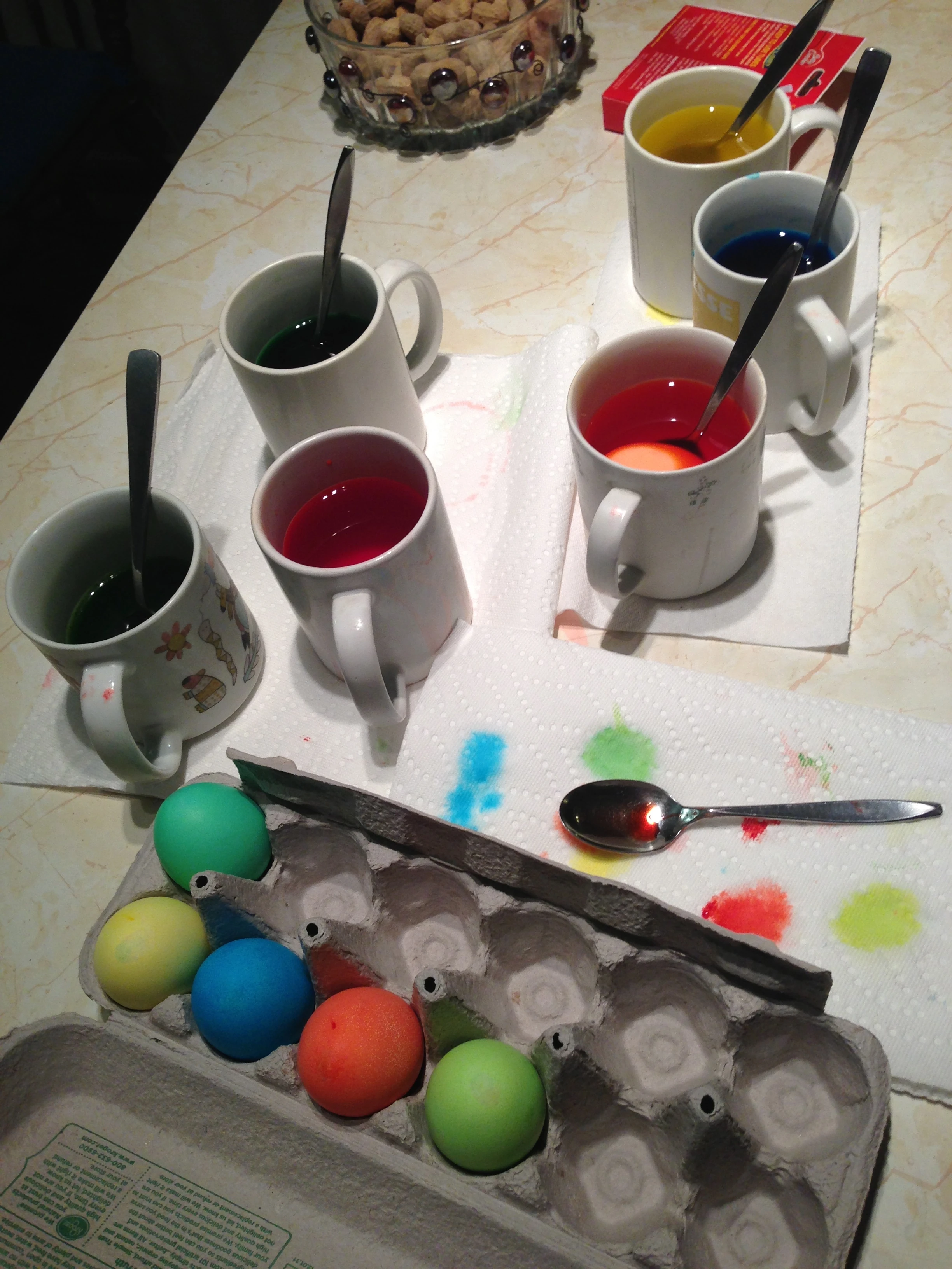 Dying eggs is always fun.