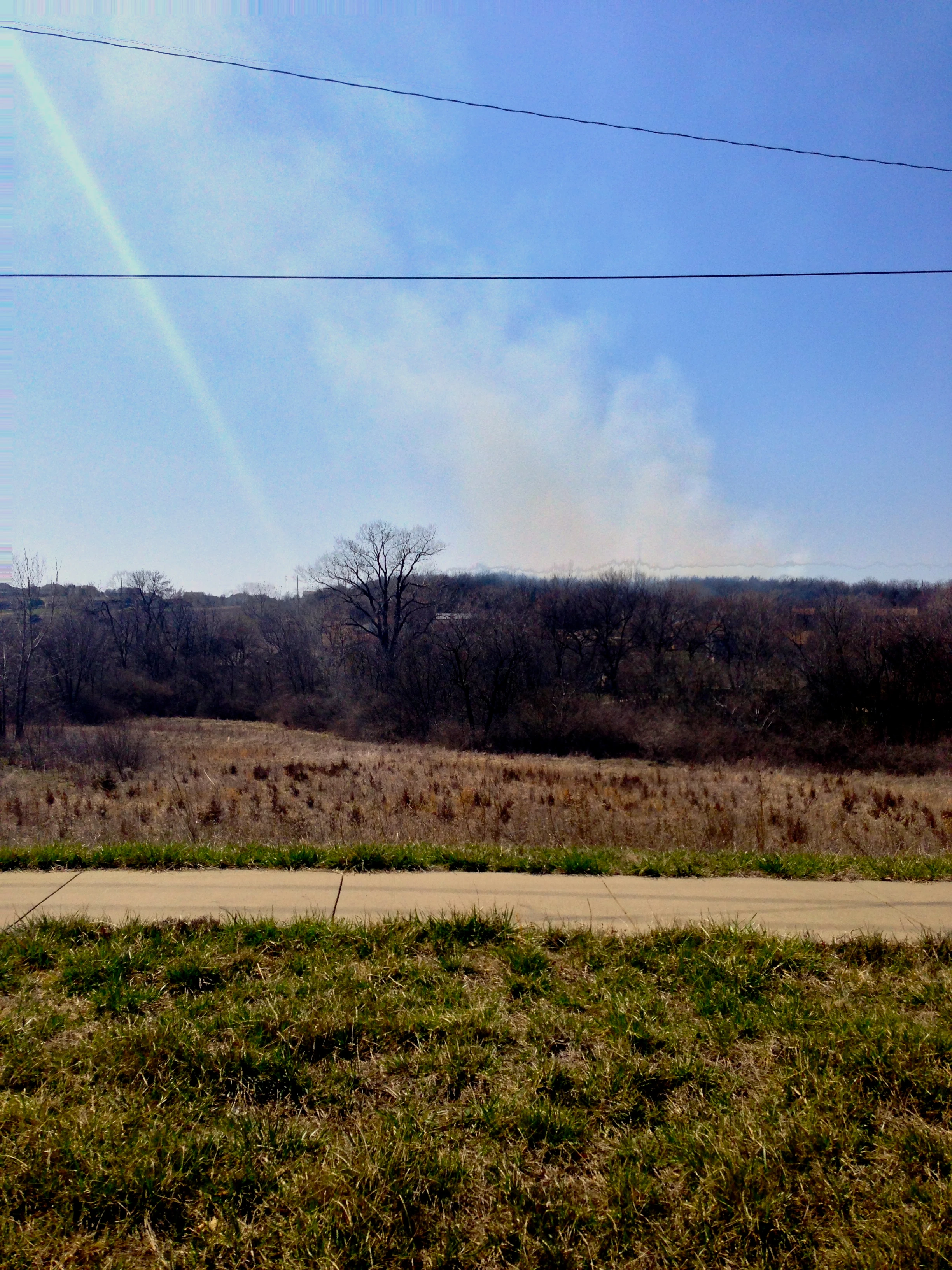 This was how it looked in about every direction you would look on Thursday.