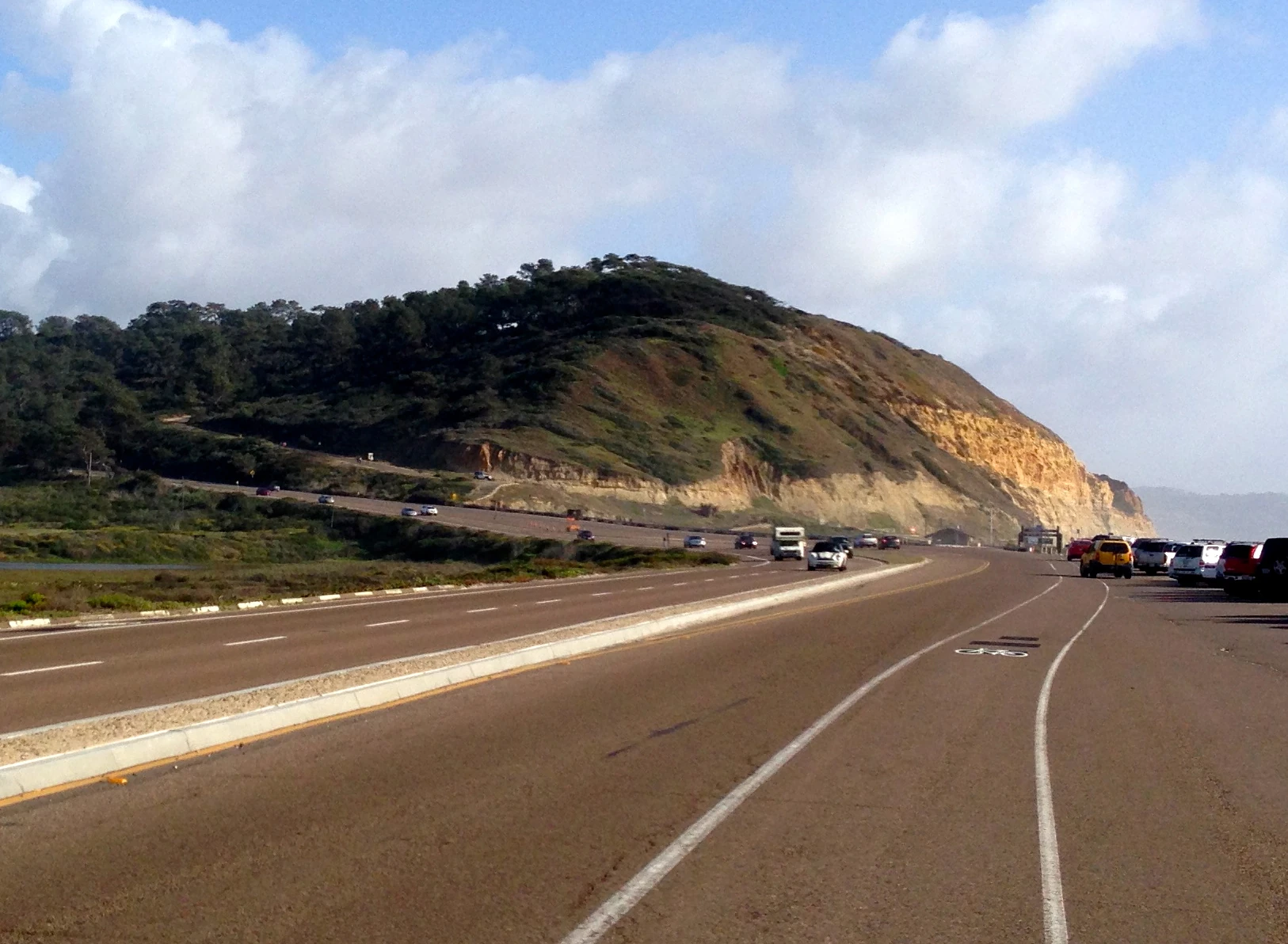 This is Torrey Pines. I climb it at least once each day.