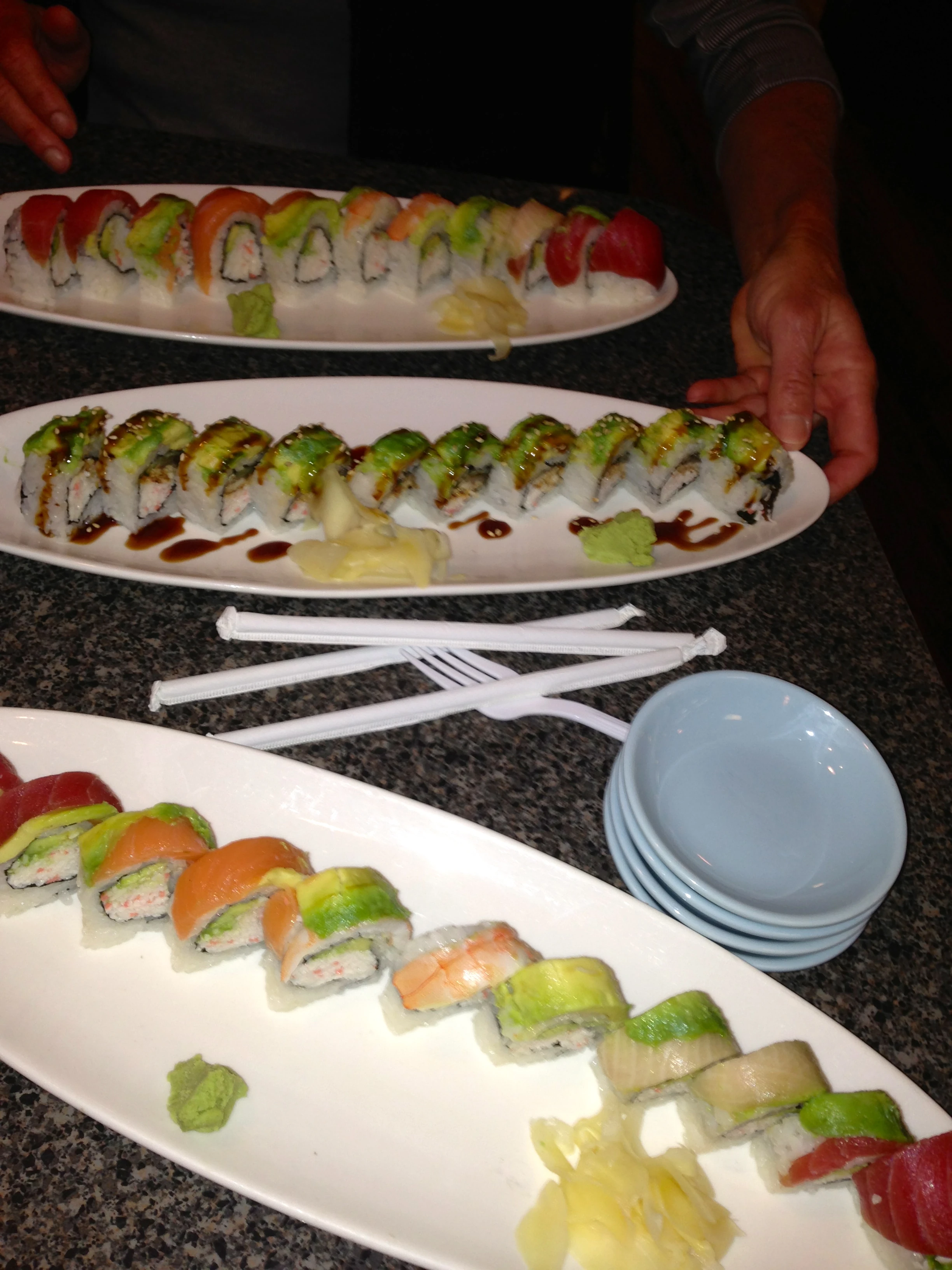 Can&rsquo;t leave here without eating sushi. We&rsquo;ll see how that holds up on the ride today.