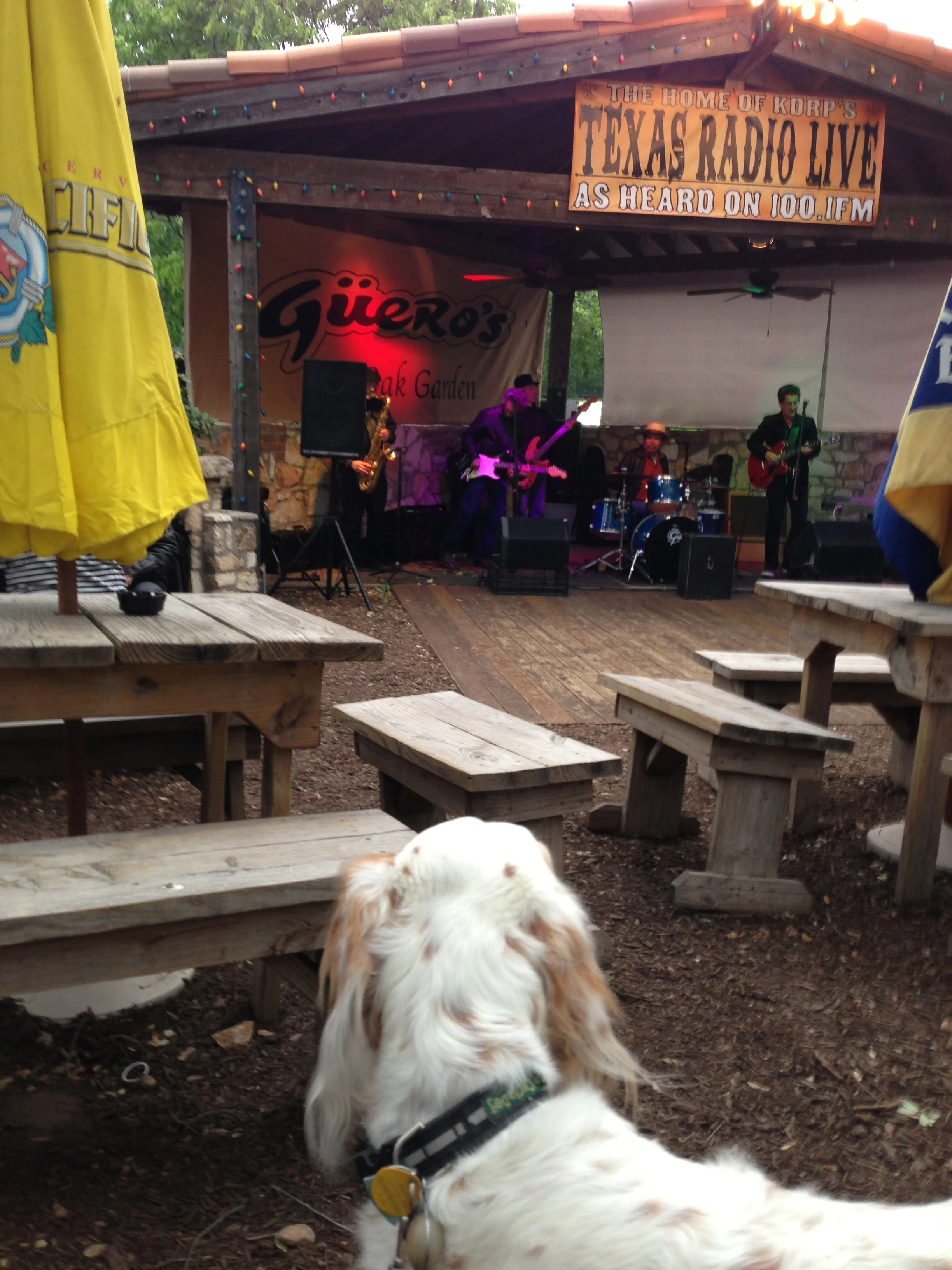 And catching a little music.