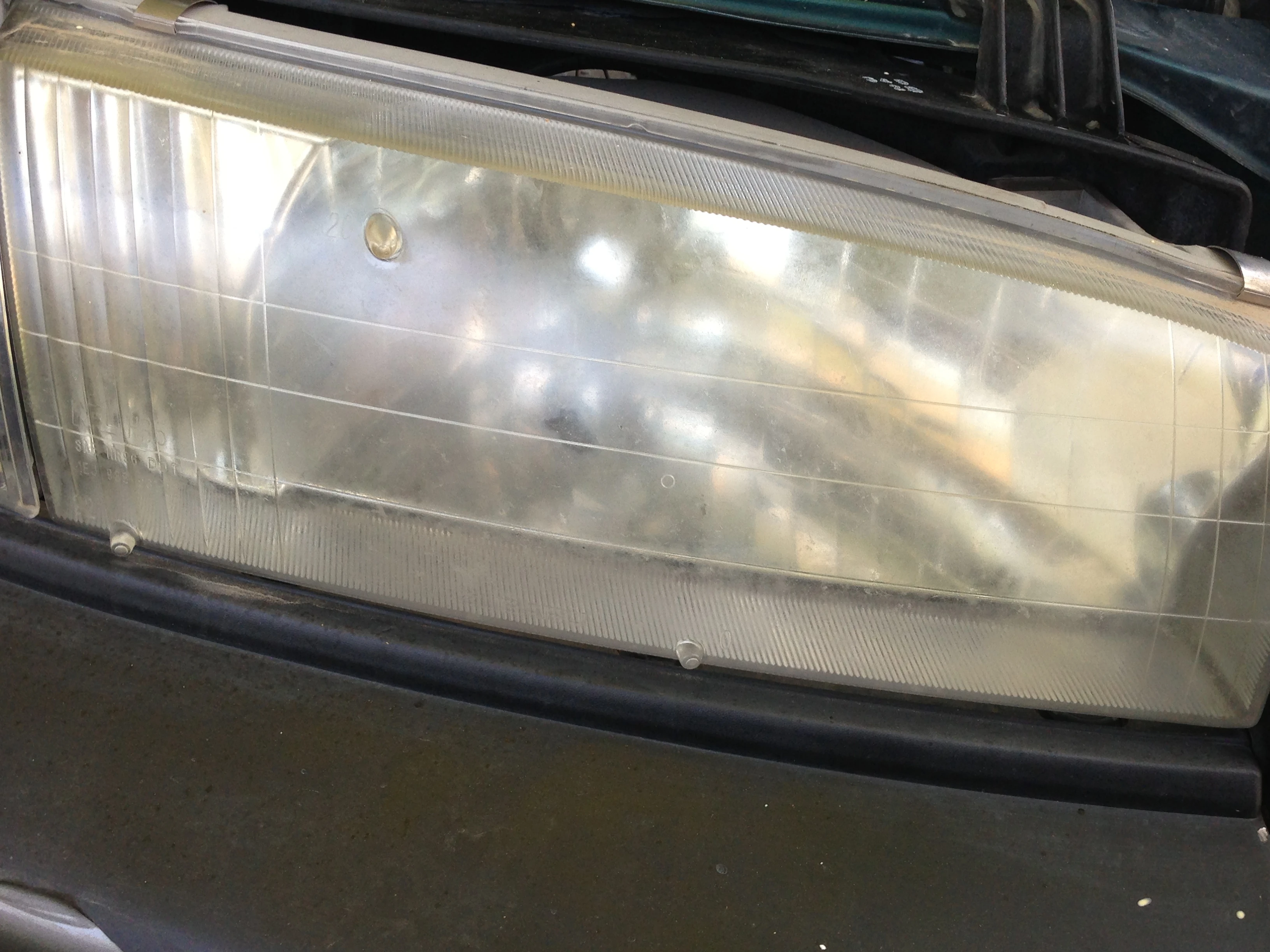 Headlight before.