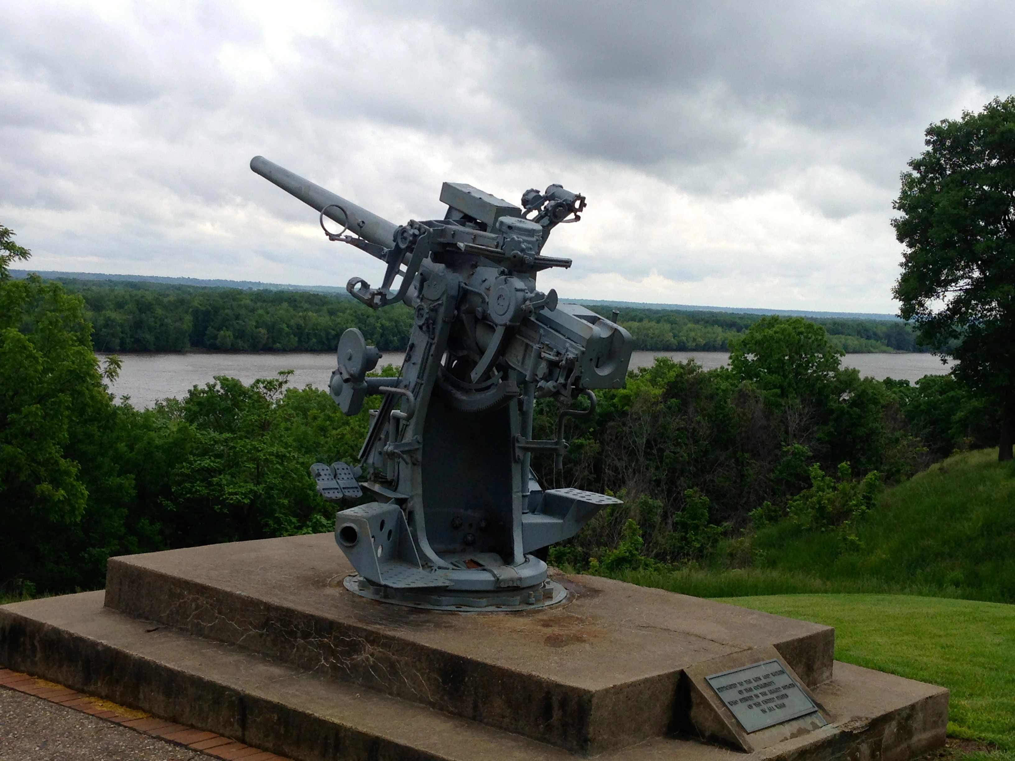 This is in Burlington Iowa, overlooking the Mississippi River. Only appropriate since it&rsquo;s Memorial Day.