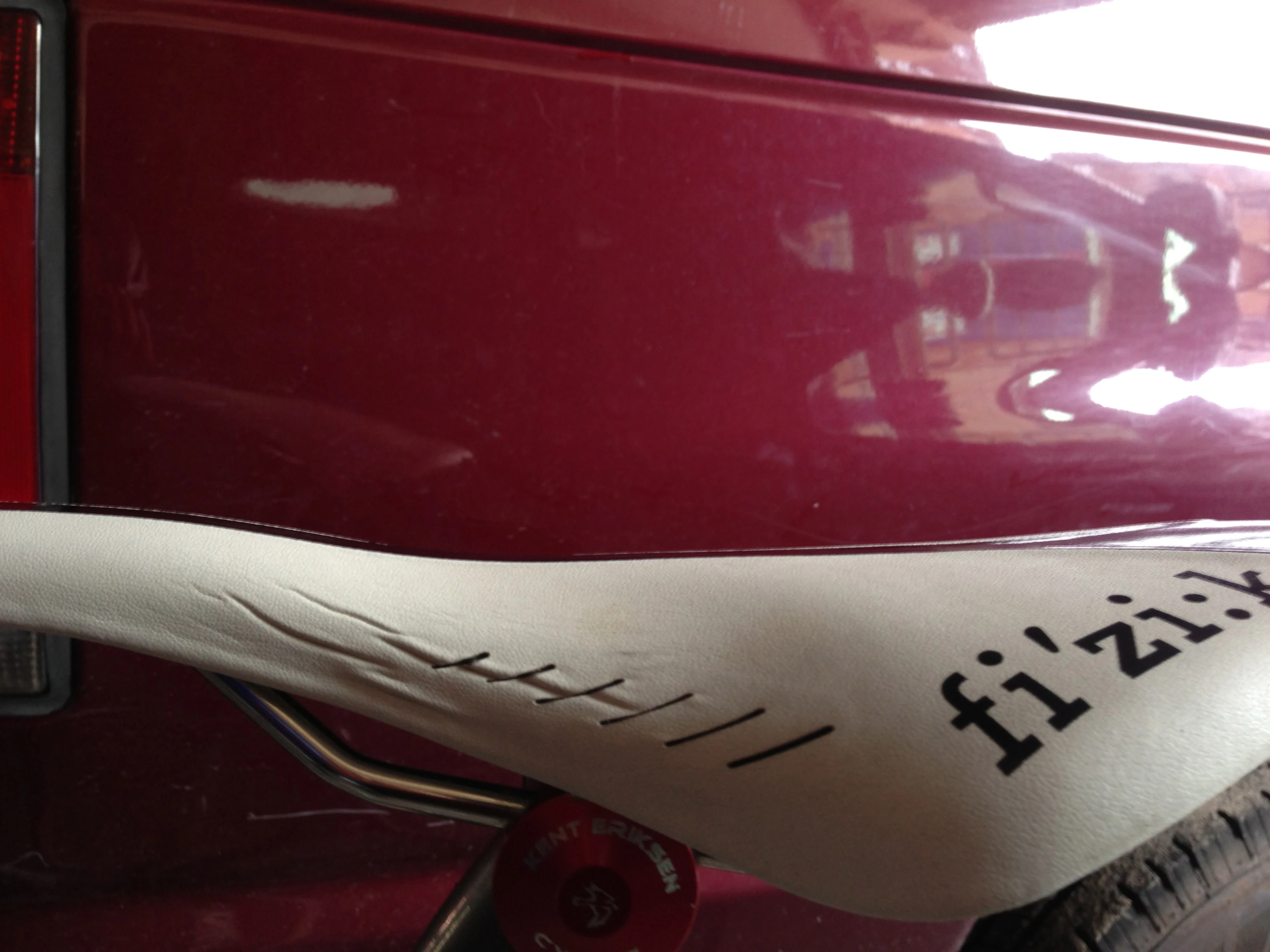 Something is the matter with my saddle. I&rsquo;m putting a new one on this morning.