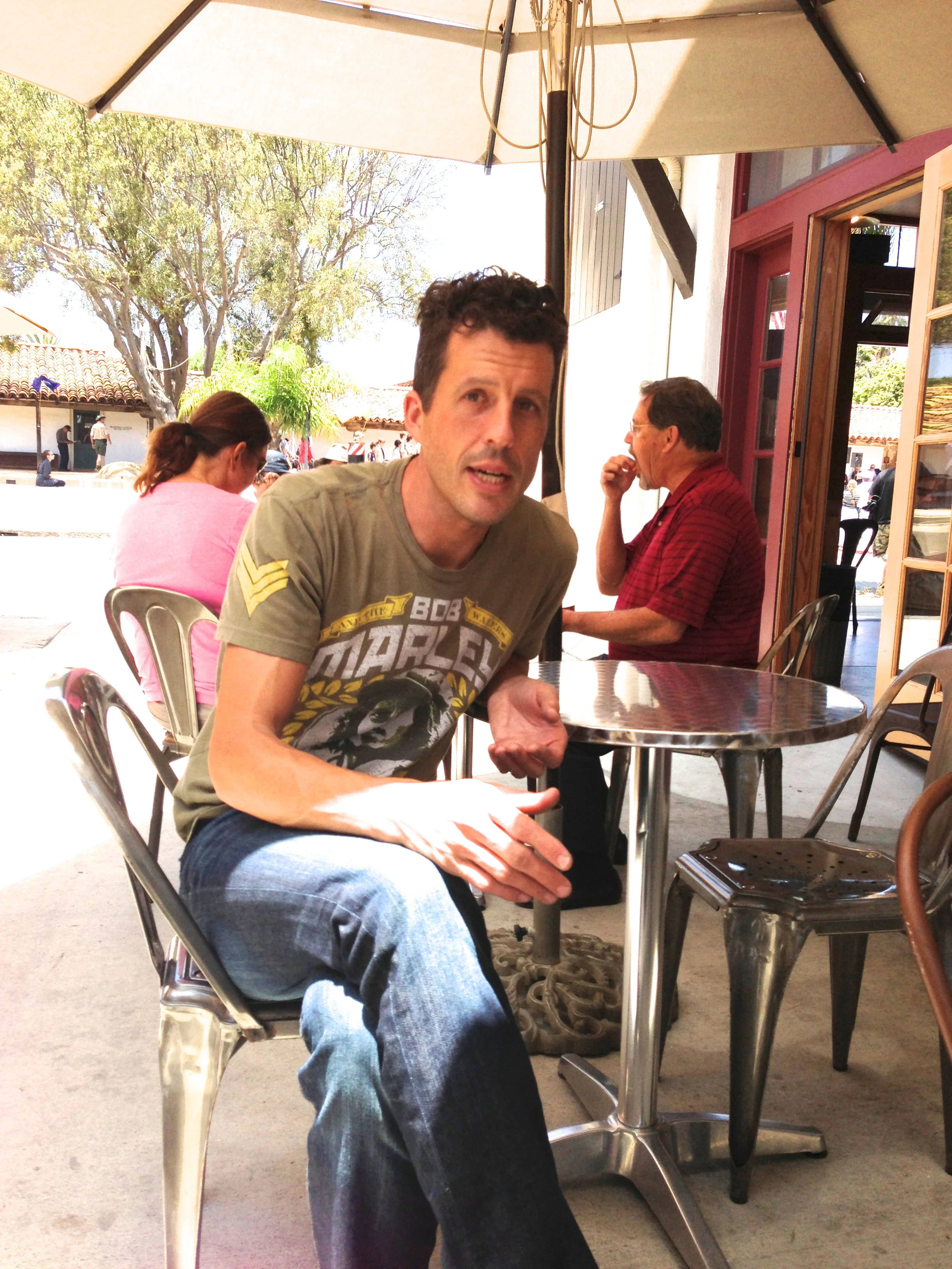 And Aaron Olson. He owns the Handlebar Coffeeshop.