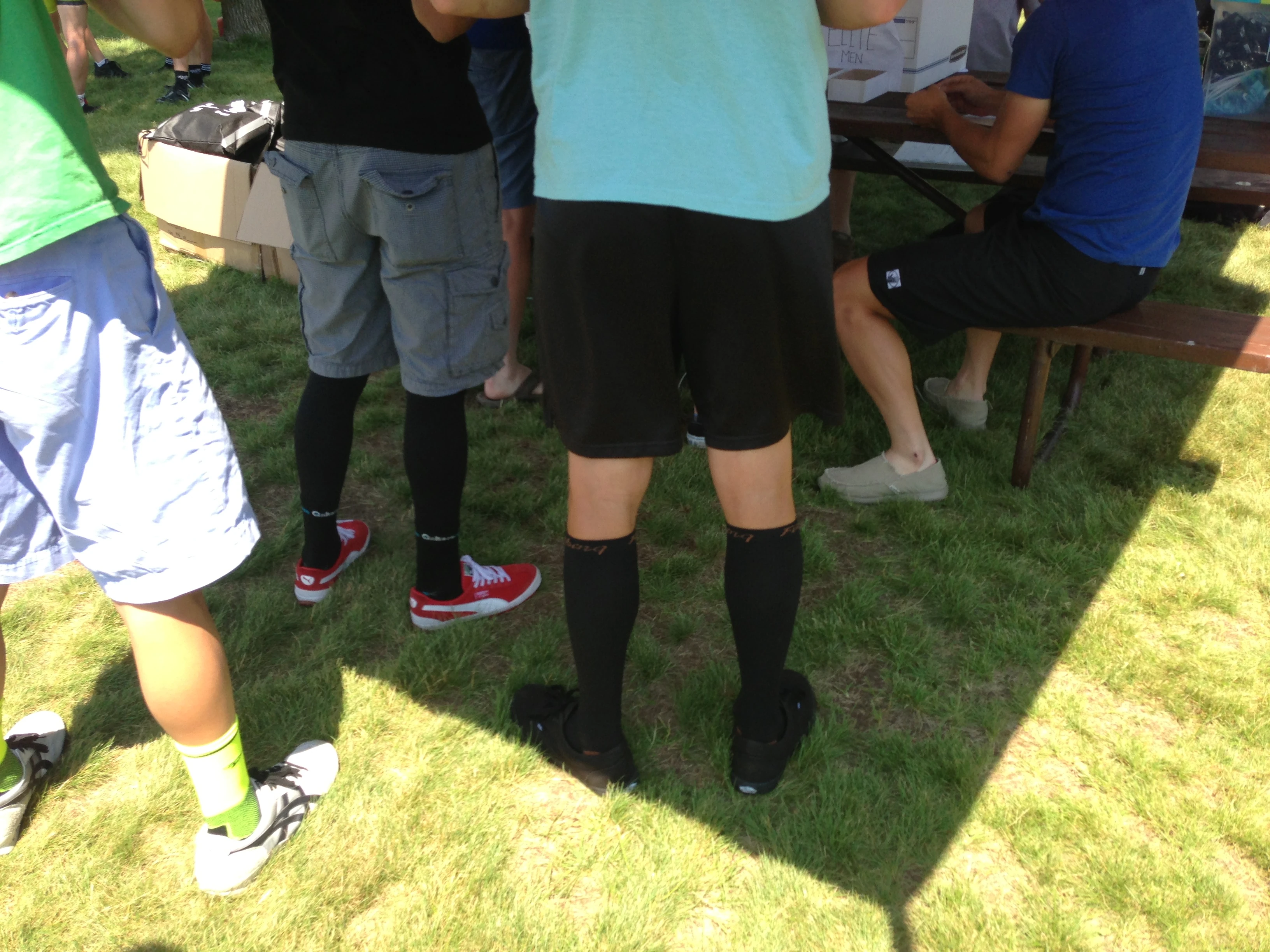 It is not the best look at a race, or anywhere for that matter.