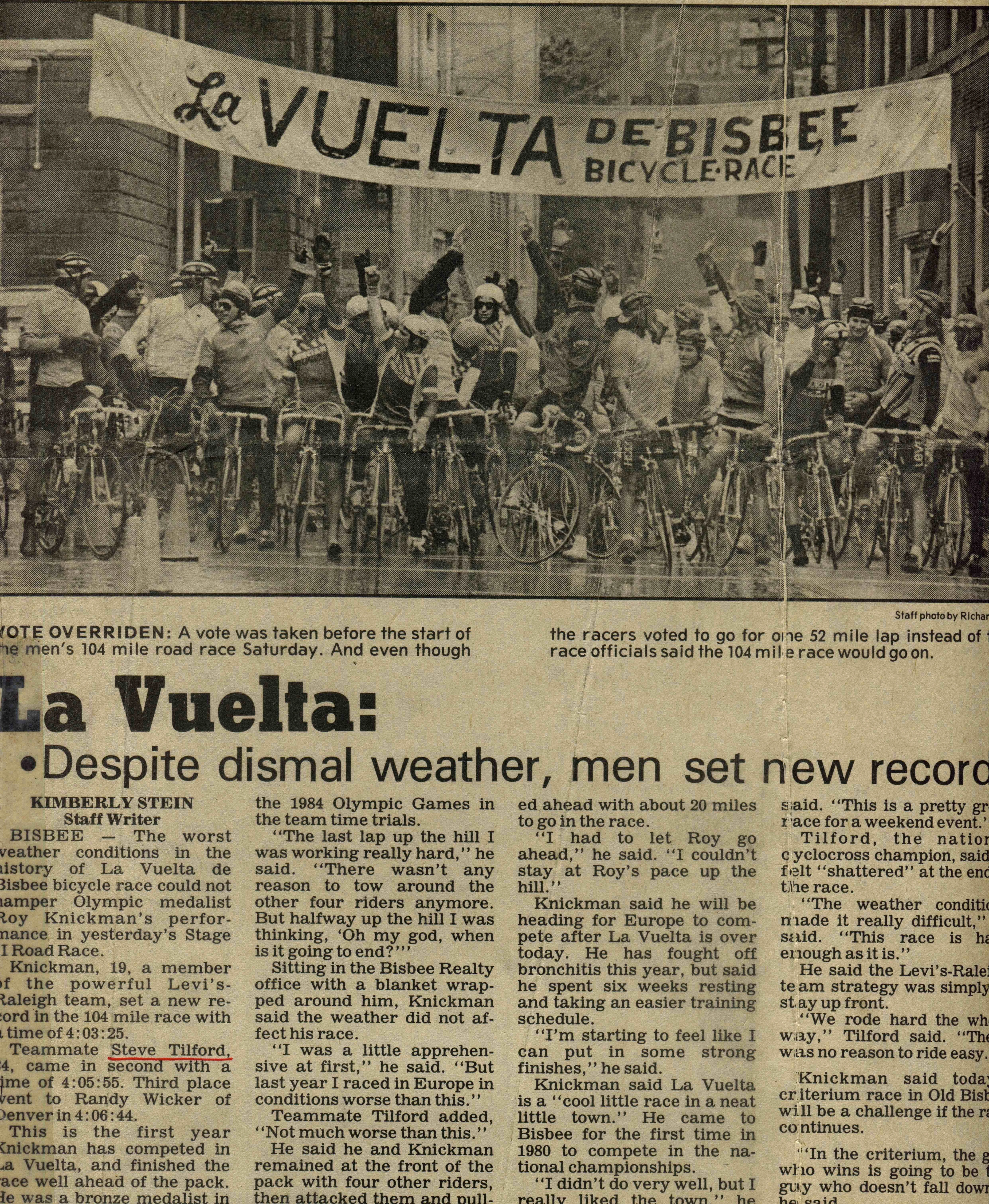 I like the way Thurlow, far right, is voting so strongly. Click to enlarge.