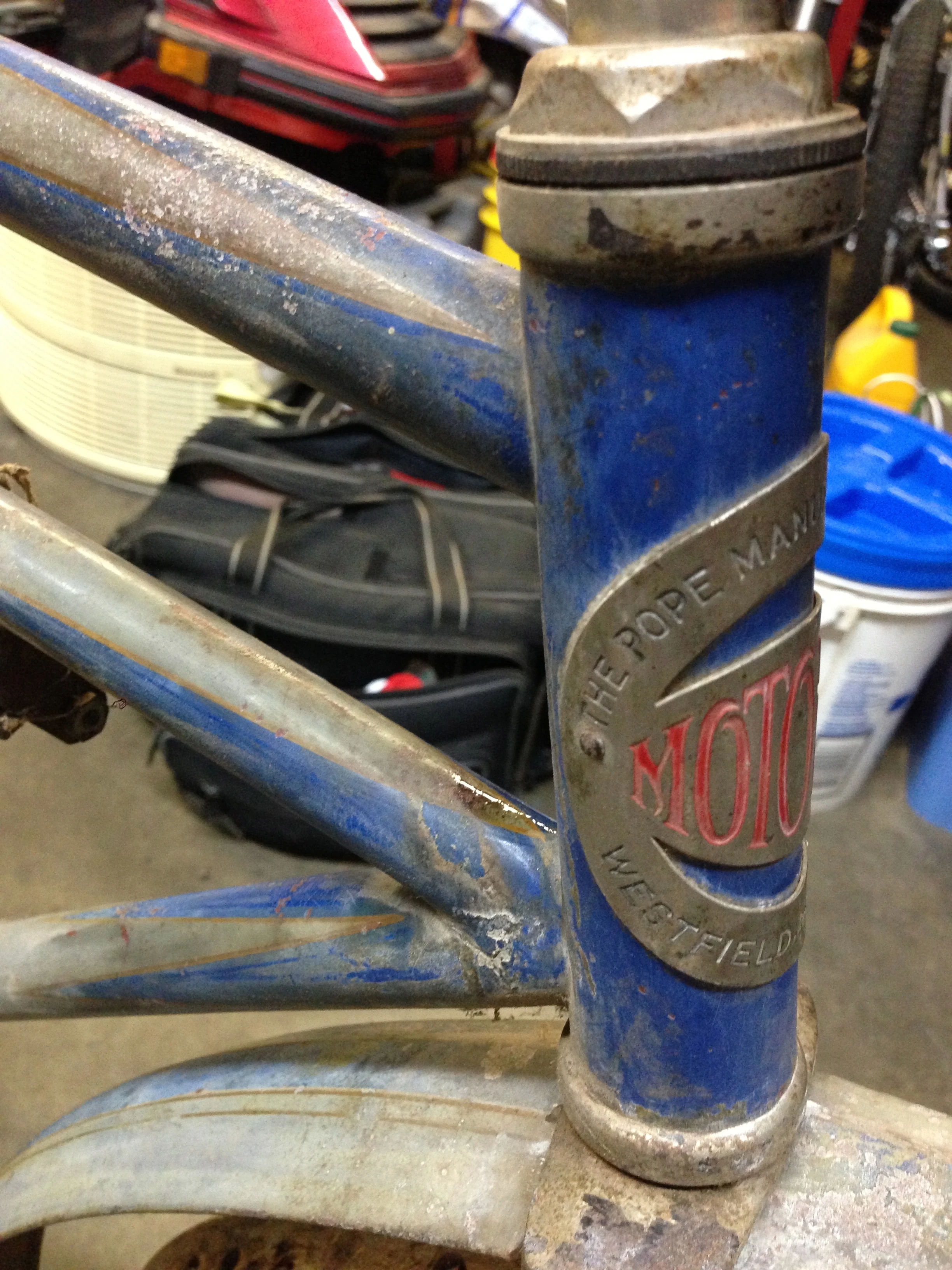 The Pope has its original paint and the frame is pretty rust free.