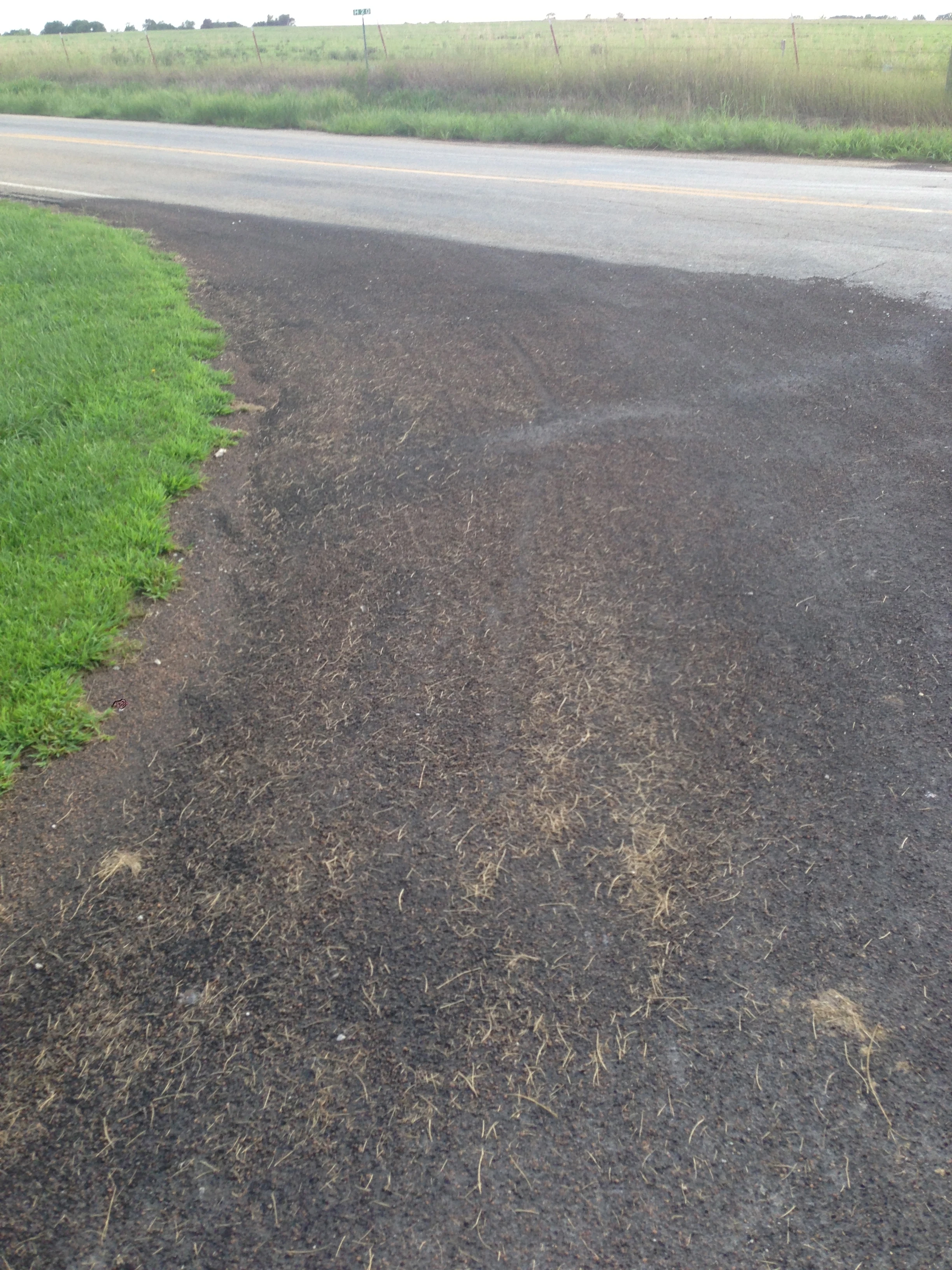 This is the corner she fell on. Pretty sketchy.