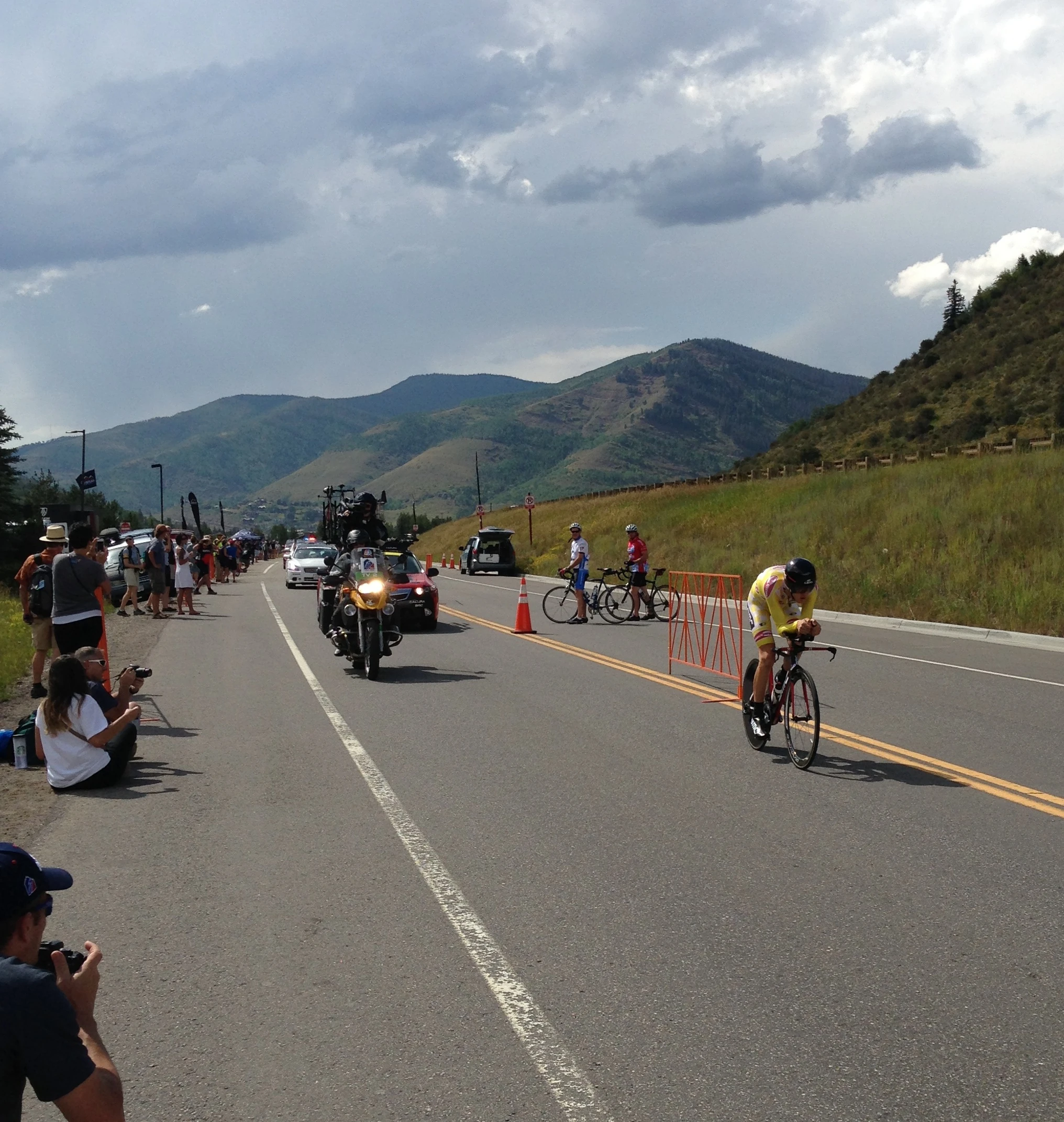 Tejay time trialing.