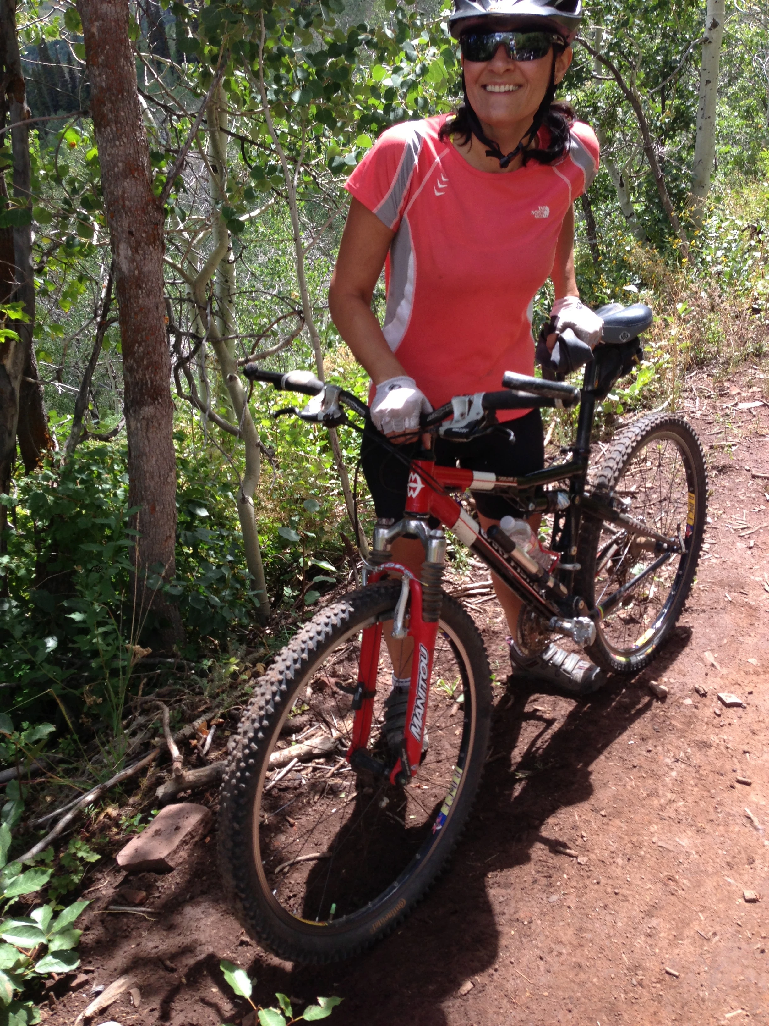 The woman I came upon with the wheel issue.