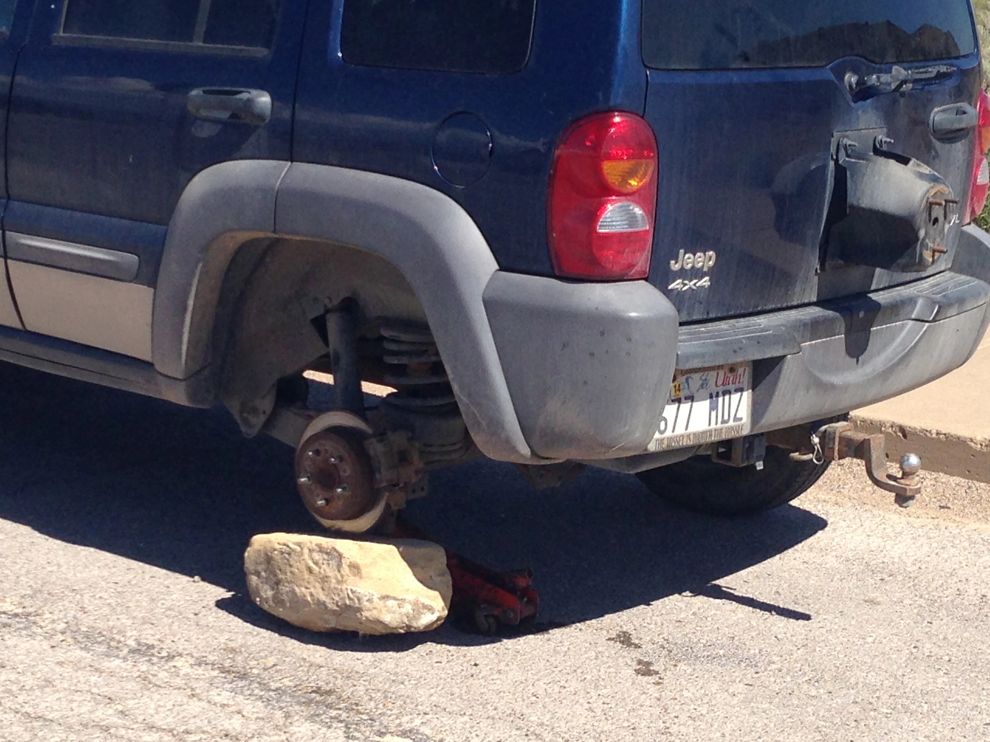This was at a rest stop in Utah. It didn&rsquo;t seem so usual considering where I was.