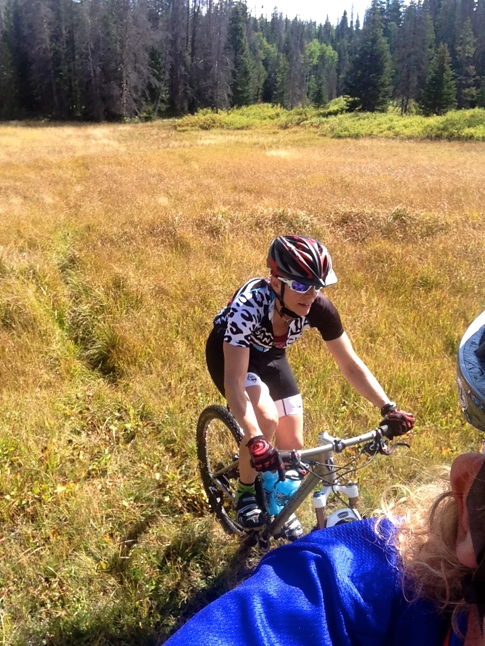 We sort of bush wacked through a marshy field. This is Katie. Kent said it was the trail, but I&rsquo;m not so sure.