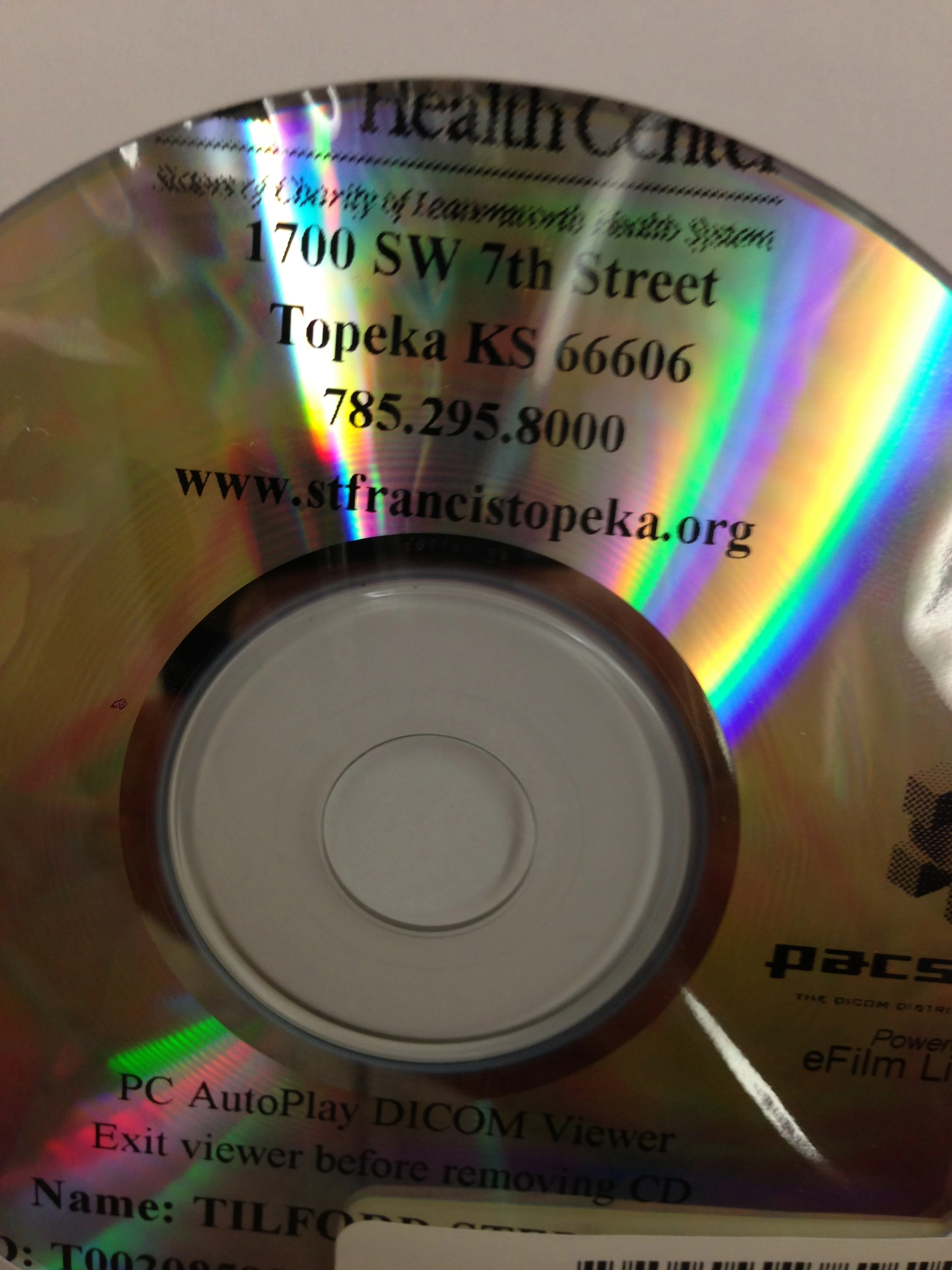 Finally got the physical MRI disc.