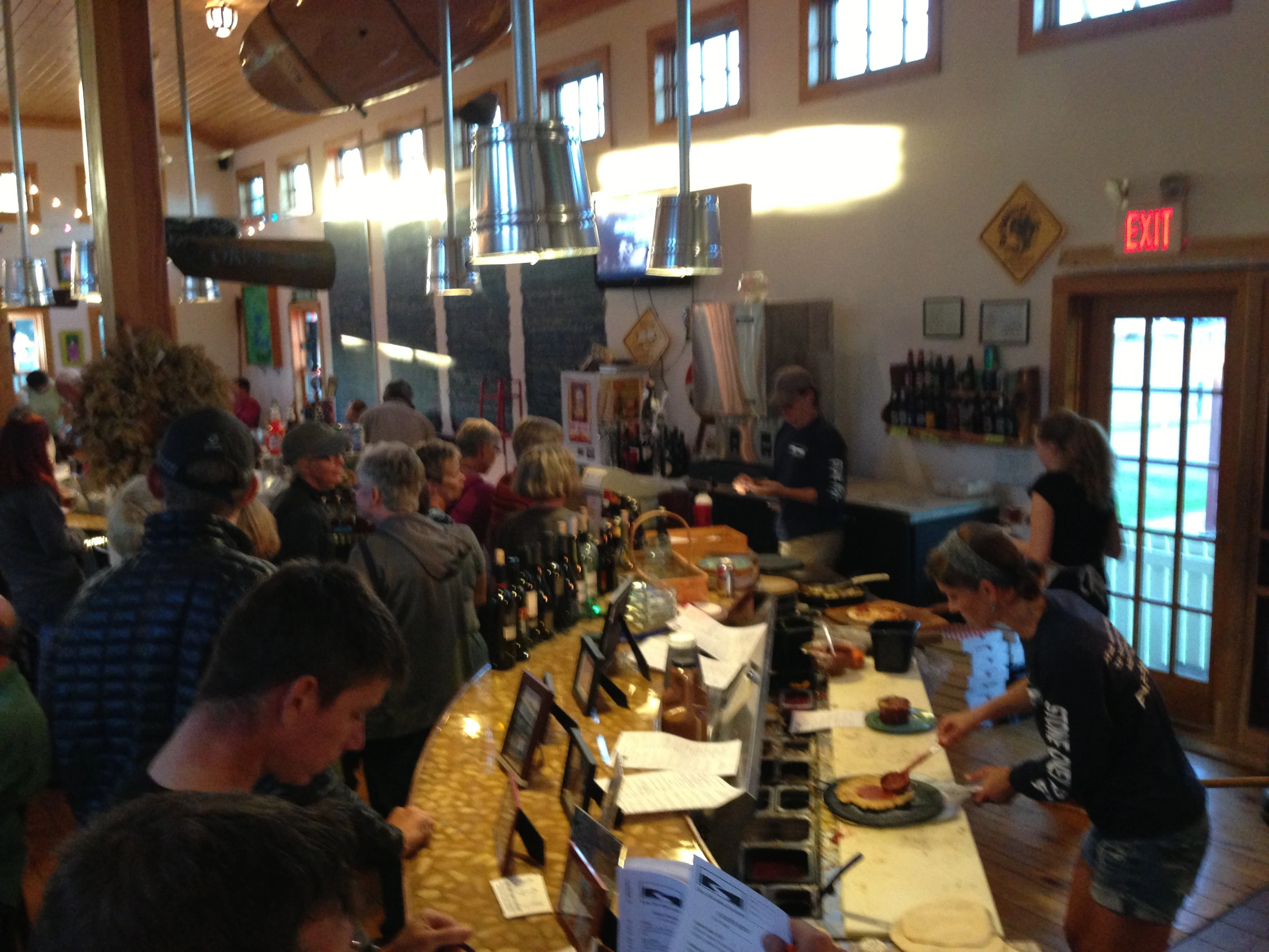 And it was slammed. Beth and Mick hardly had time to breathe. 